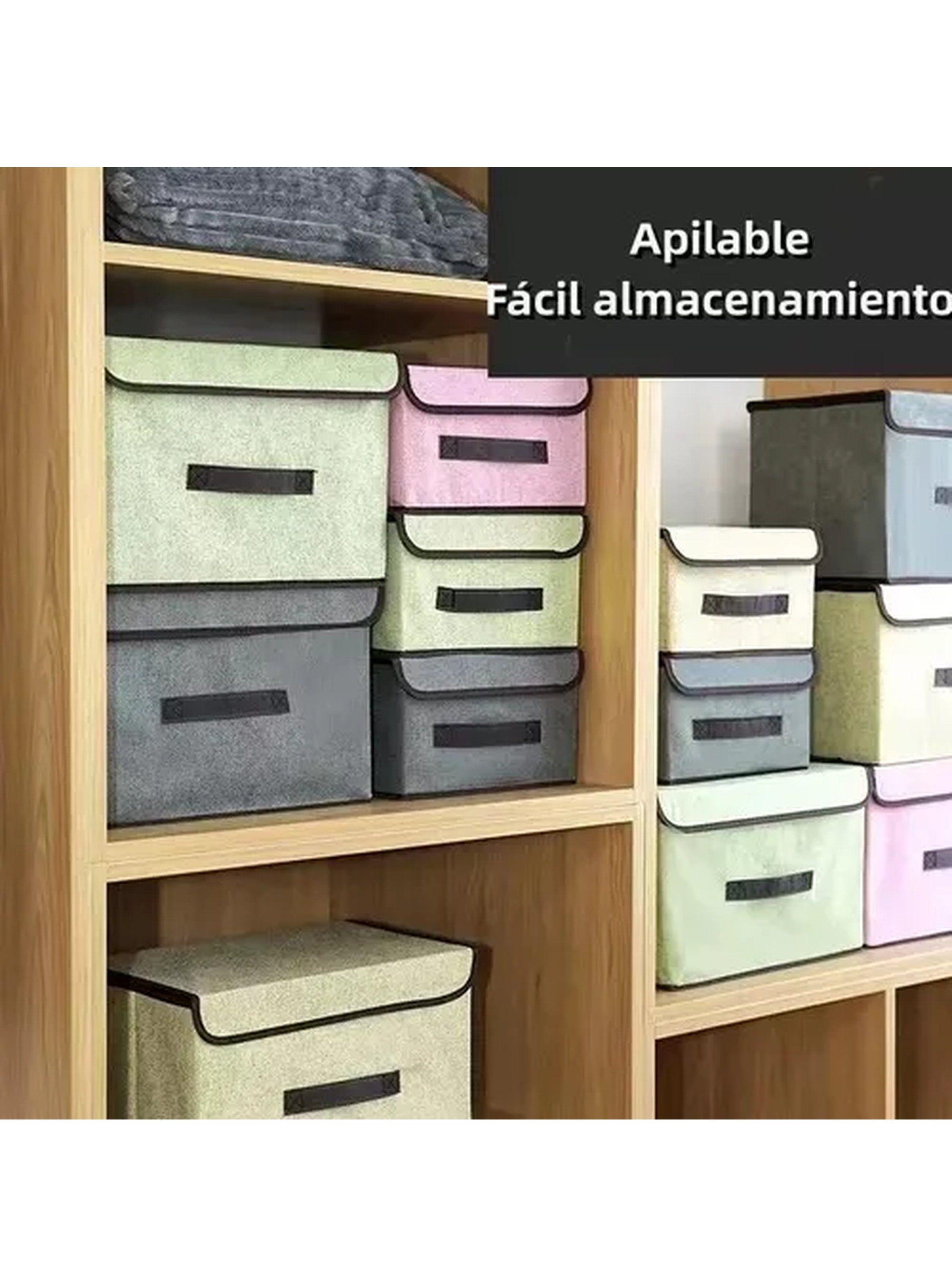 Cajas Organizadoras Apilables Tela Resistente al Agua-2