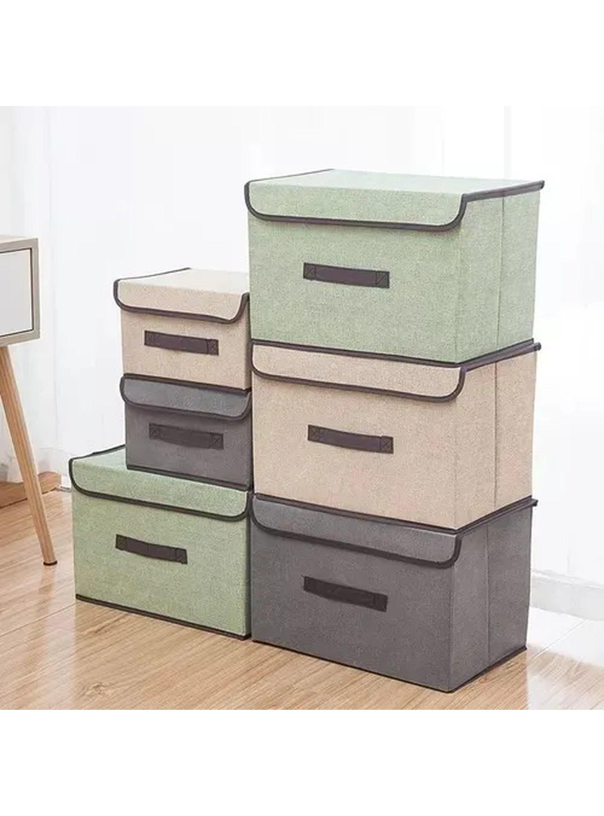 Cajas Organizadoras Apilables Tela Resistente al Agua-3