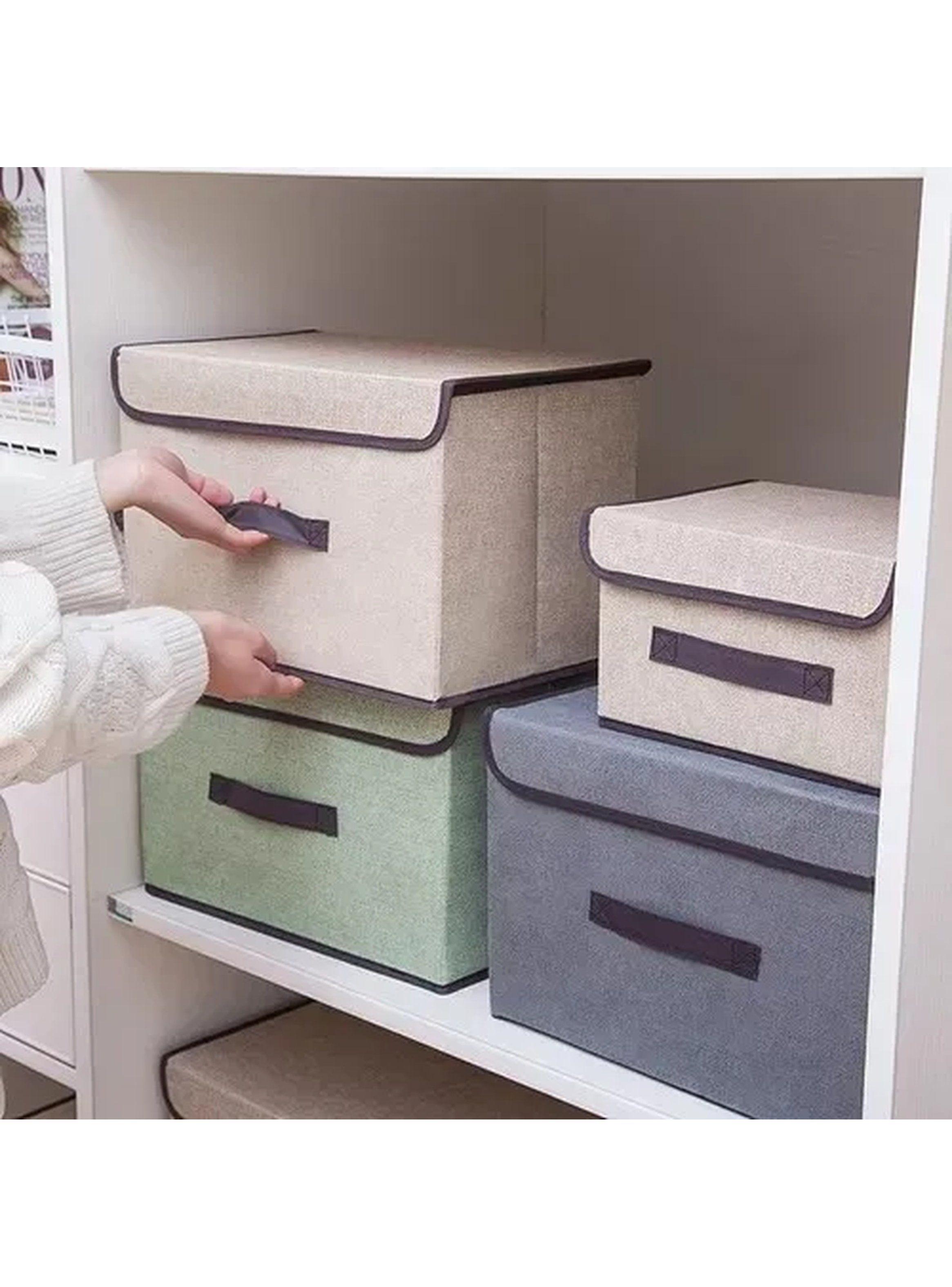 Cajas Organizadoras Apilables Tela Resistente al Agua-4