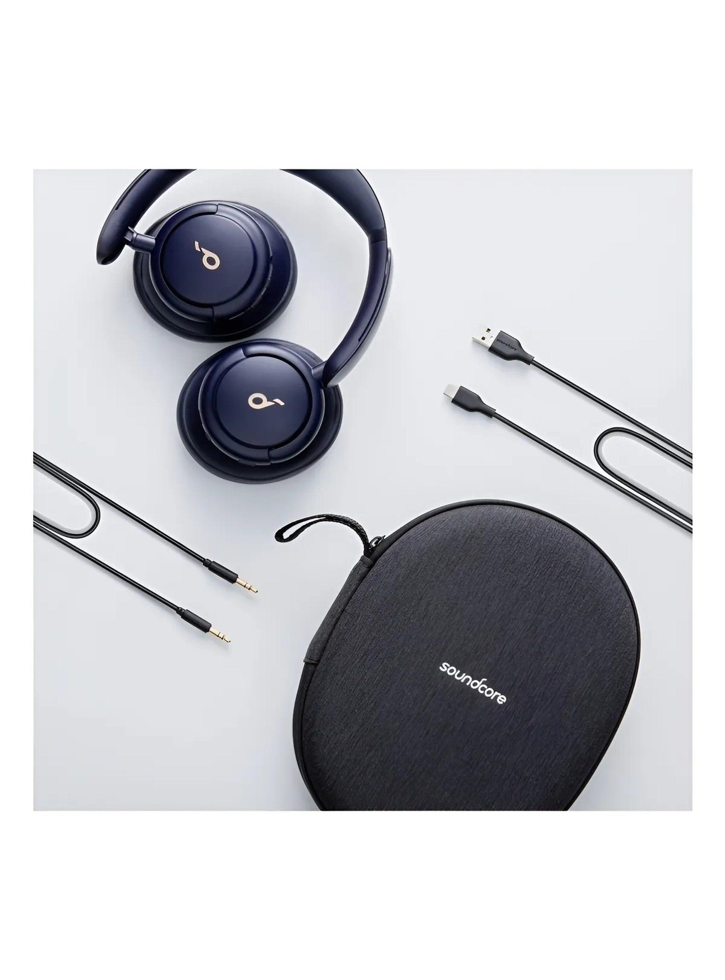 Auriculares Bluetooth Cancelación de Ruido Activa Over-Ear Negro-6