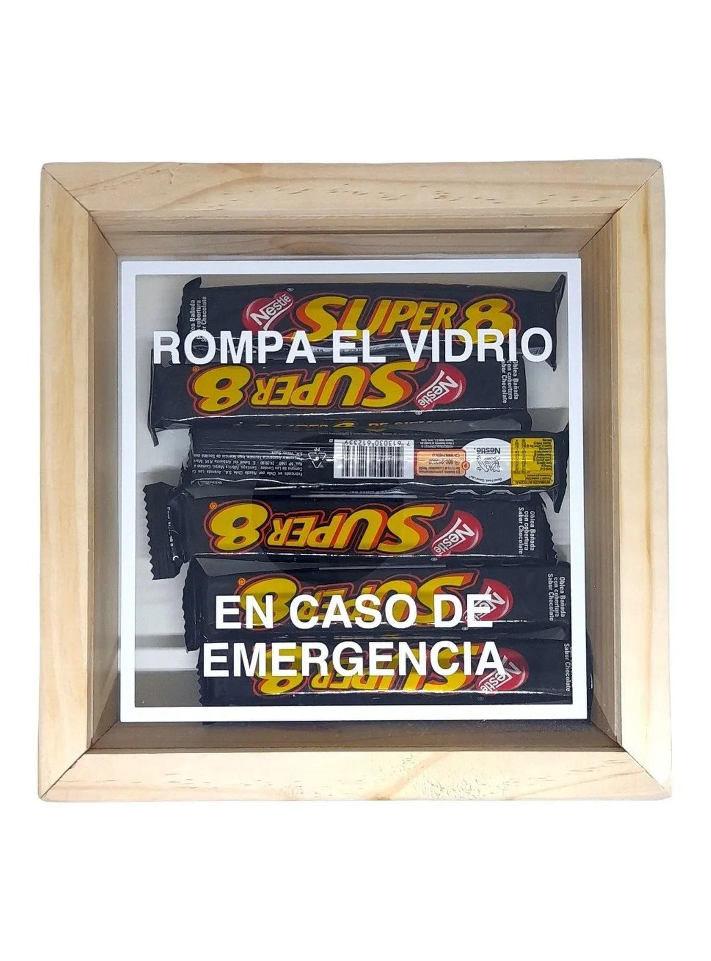 Caja Rompevidrio Emergencias Madera Con Vidrio-3