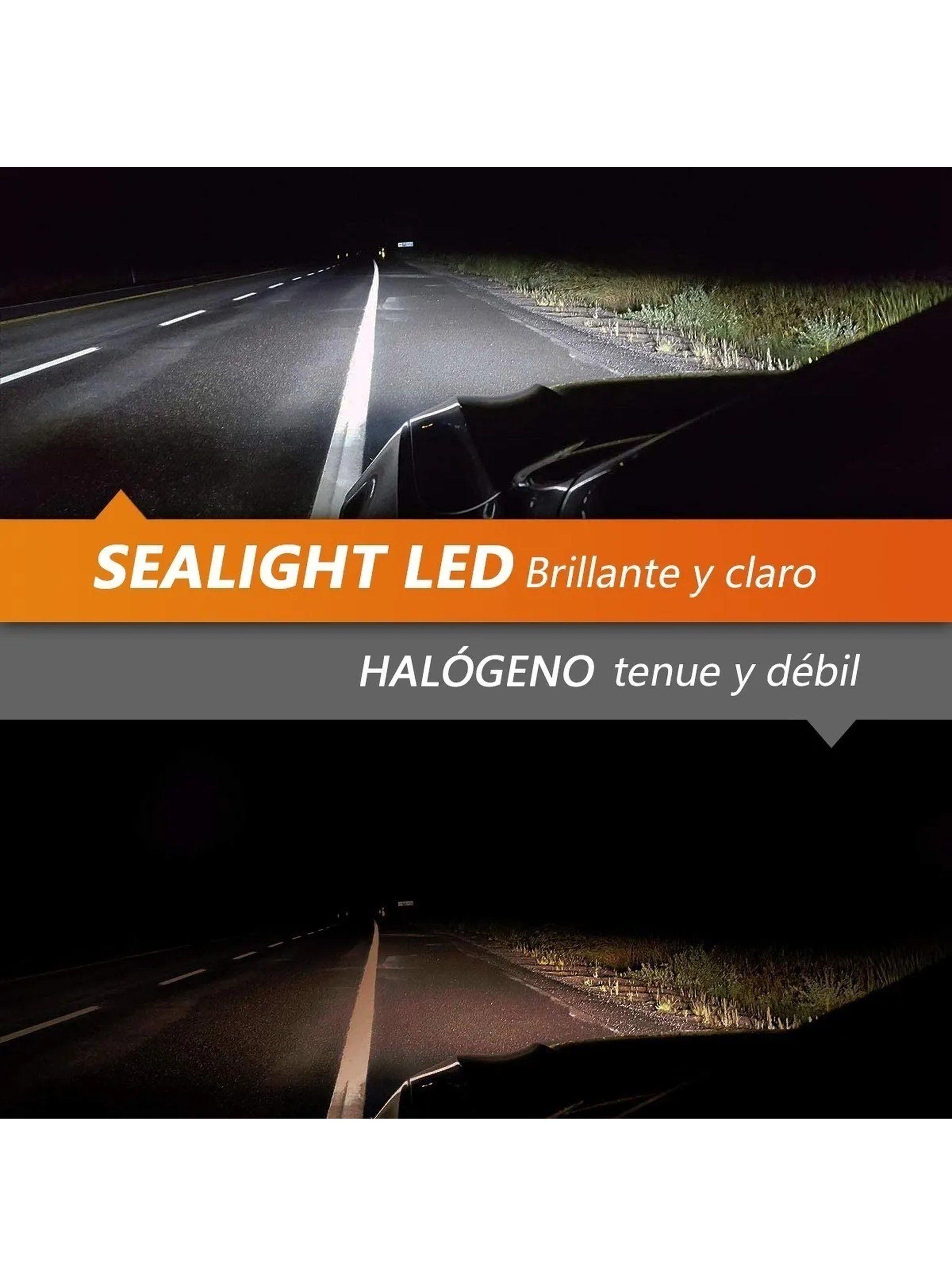 Bombillas LED H4 Alta Potencia Luz Blanca 6000K Ajuste Universal-5