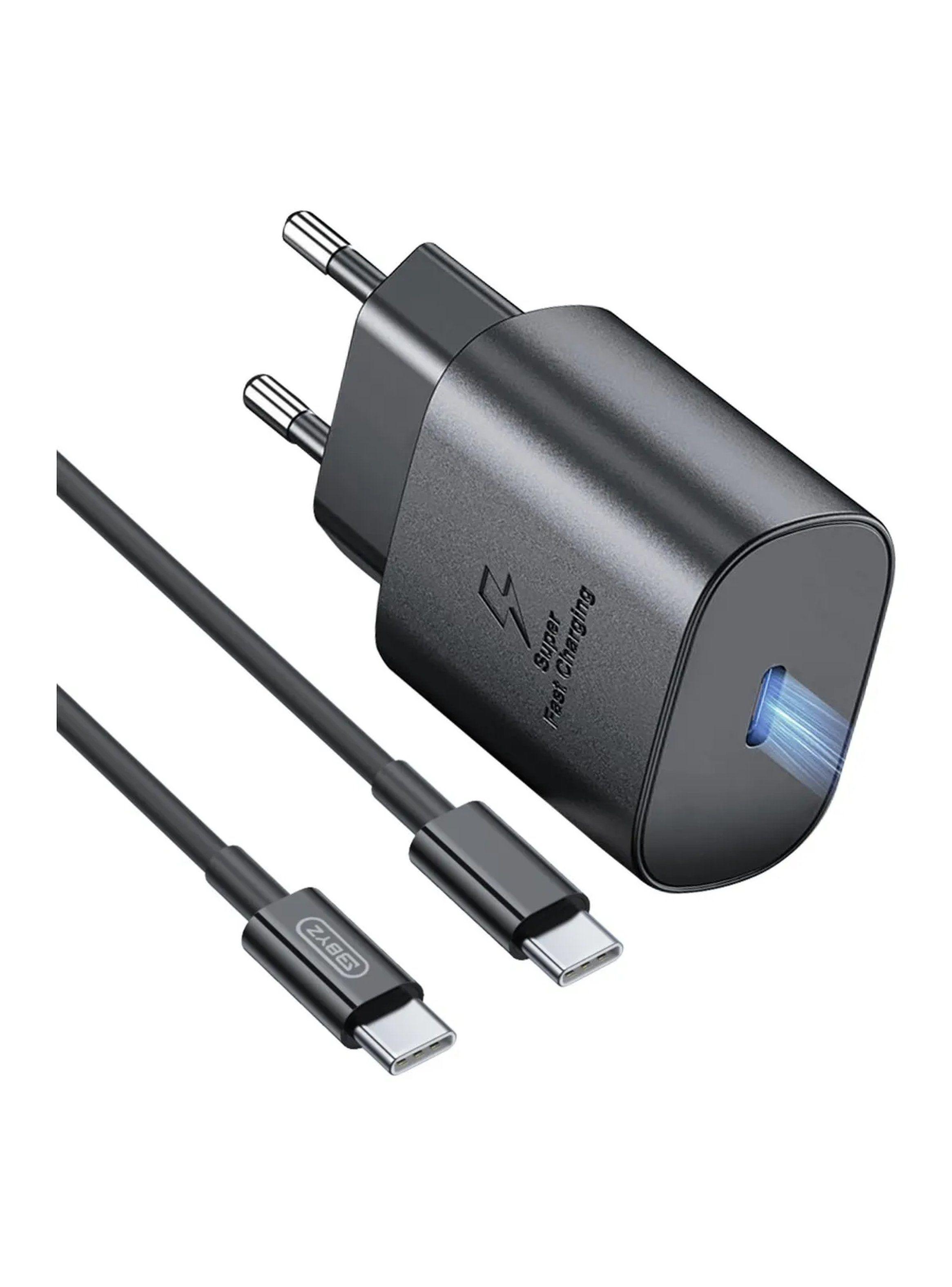 Cargador Rápido USB-C 30W PD Compatible iPhone Samsung Huawei-0
