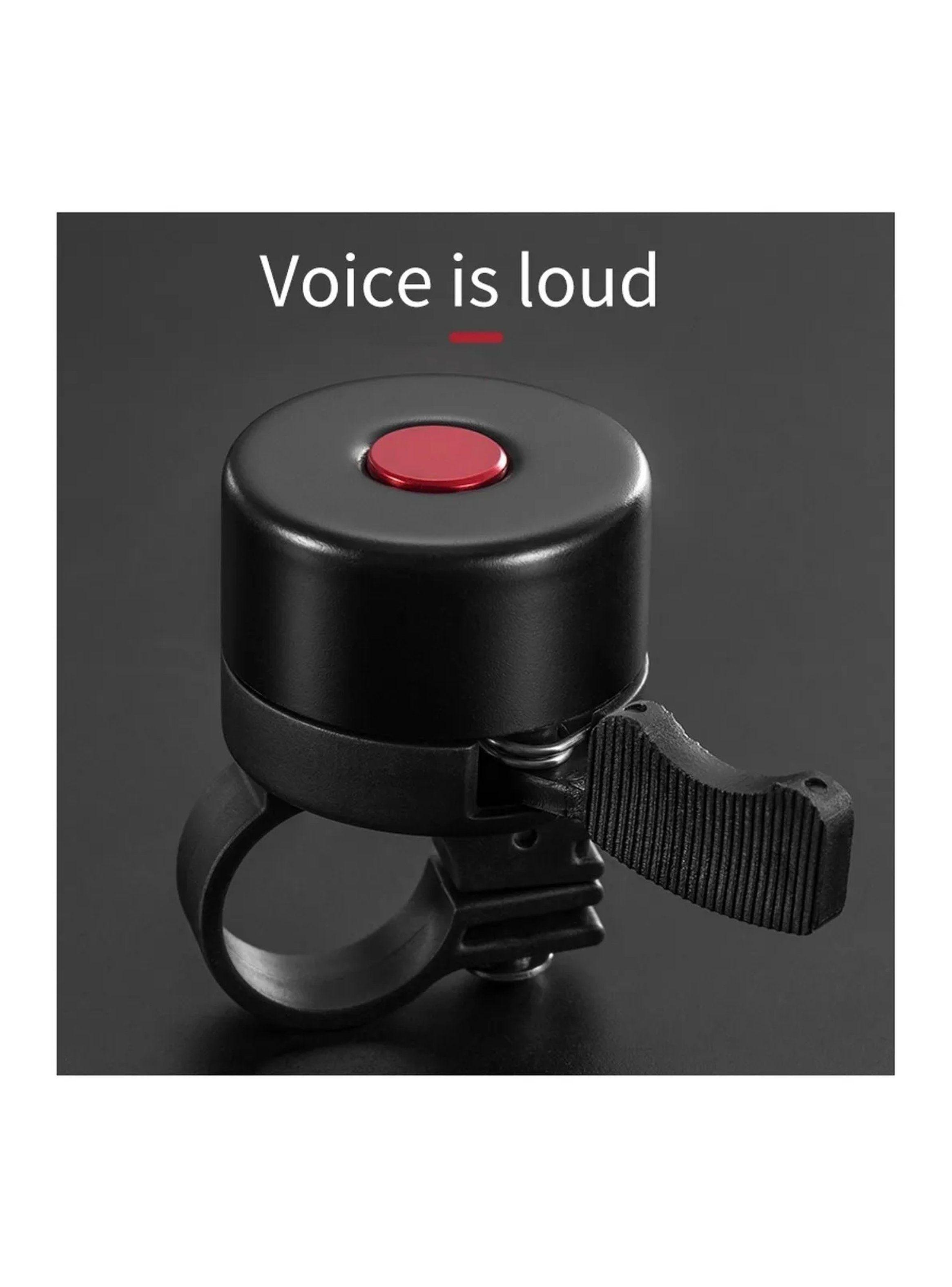 Timbre Para Bicicleta Metal Ajustable Negro-2