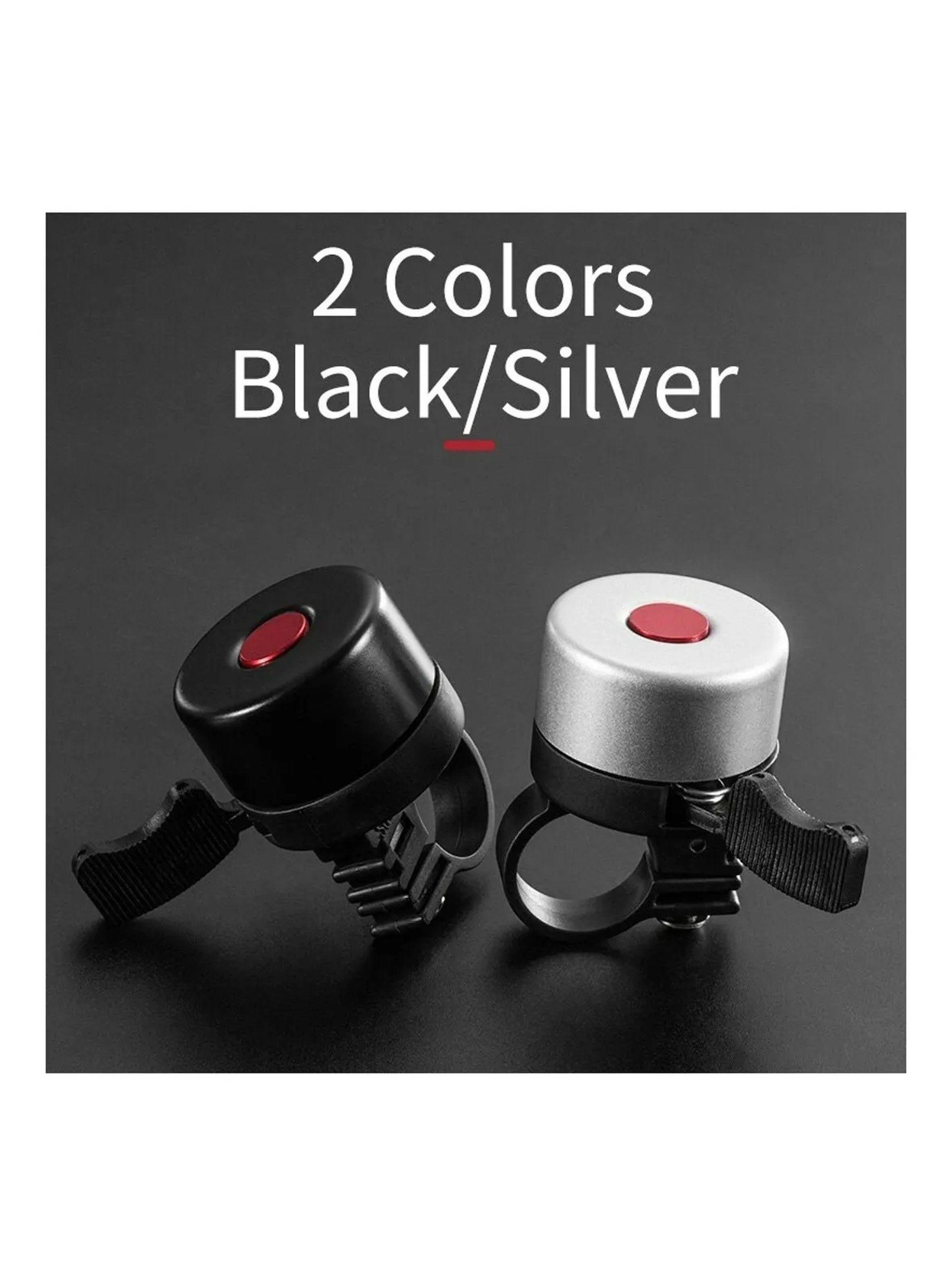 Timbre Para Bicicleta Metal Ajustable Negro-7