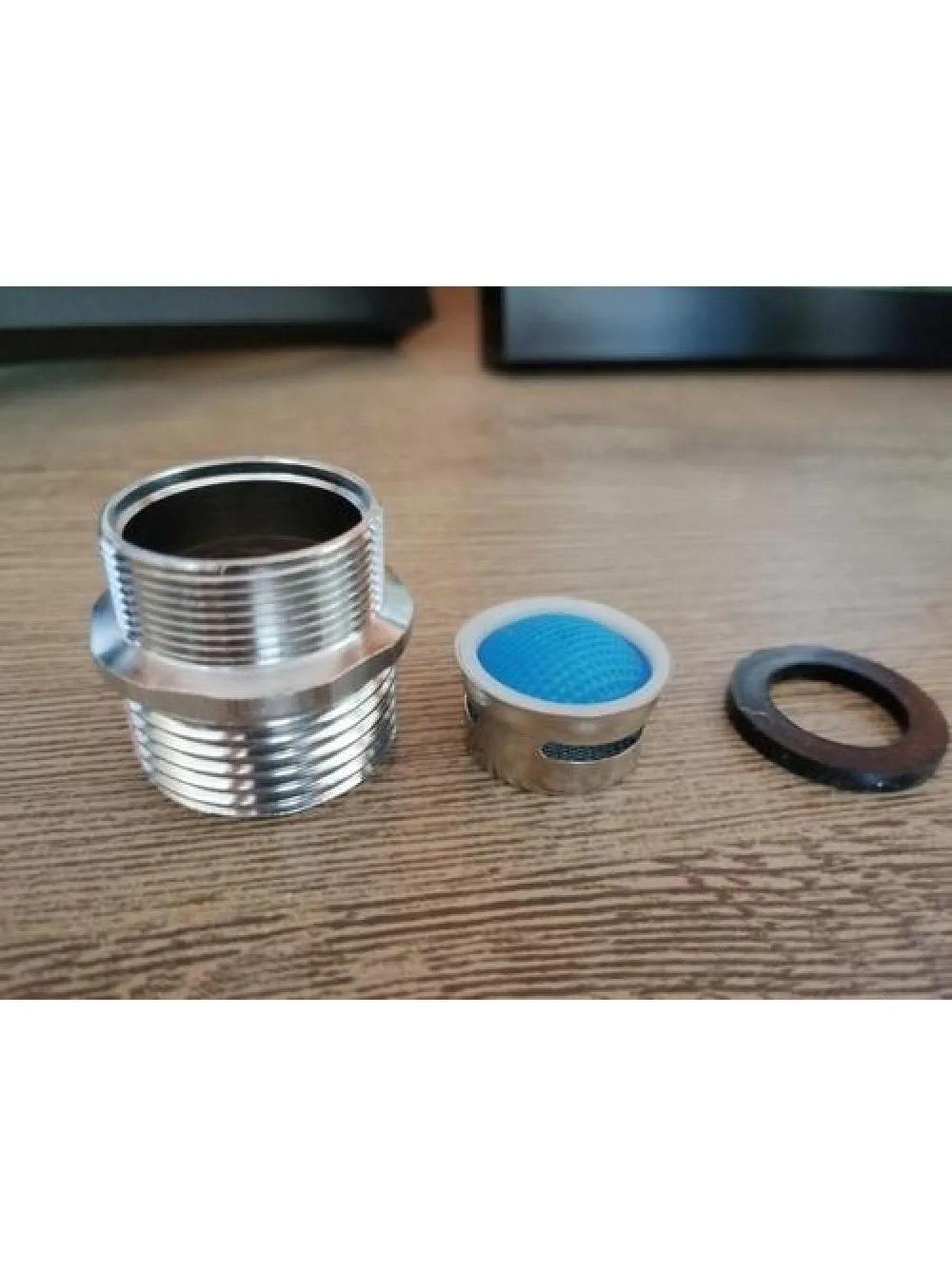 Adaptador Para Grifo Universal Antical Acero Inoxidable-1