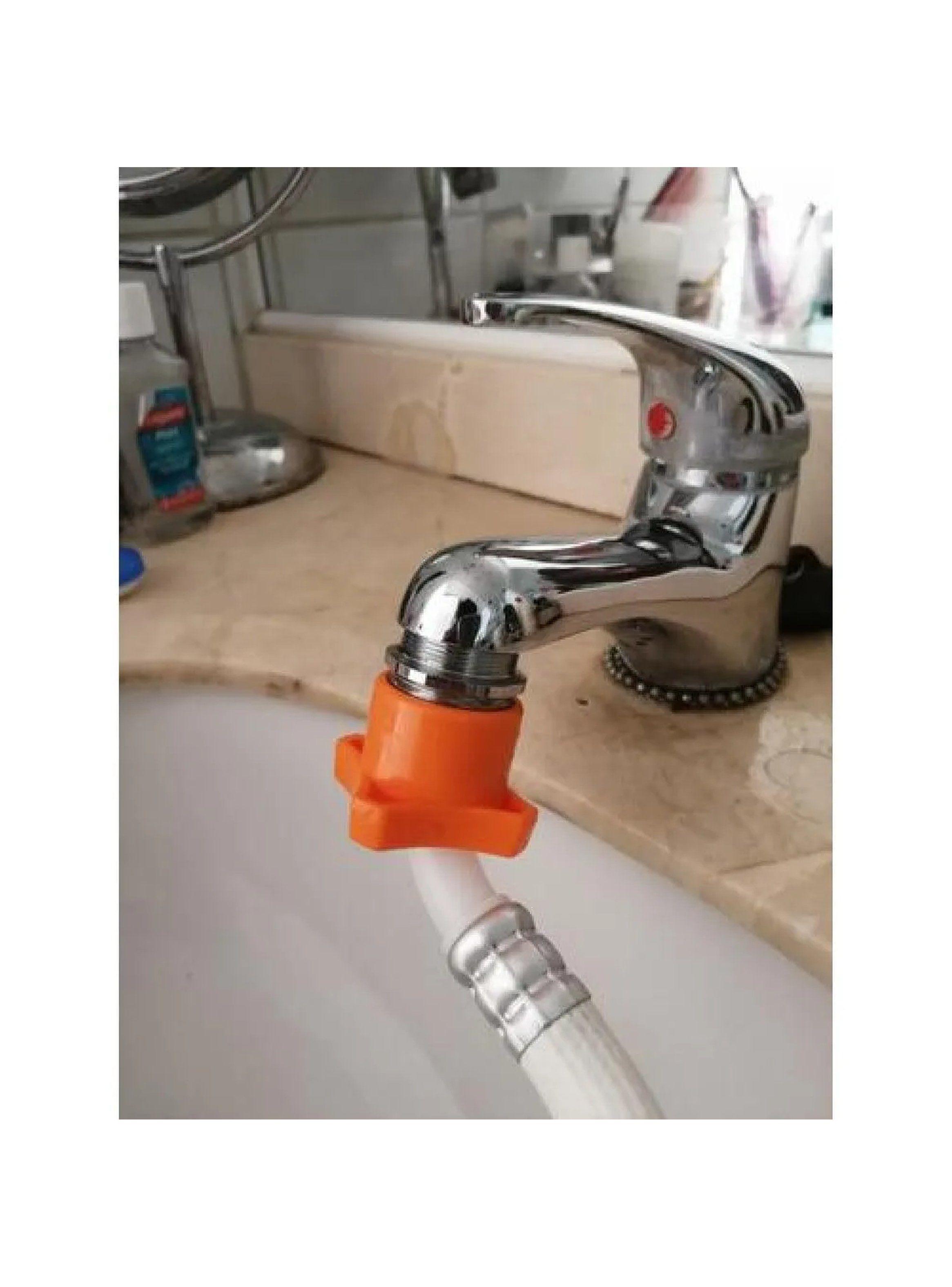 Adaptador Para Grifo Universal Antical Acero Inoxidable-3
