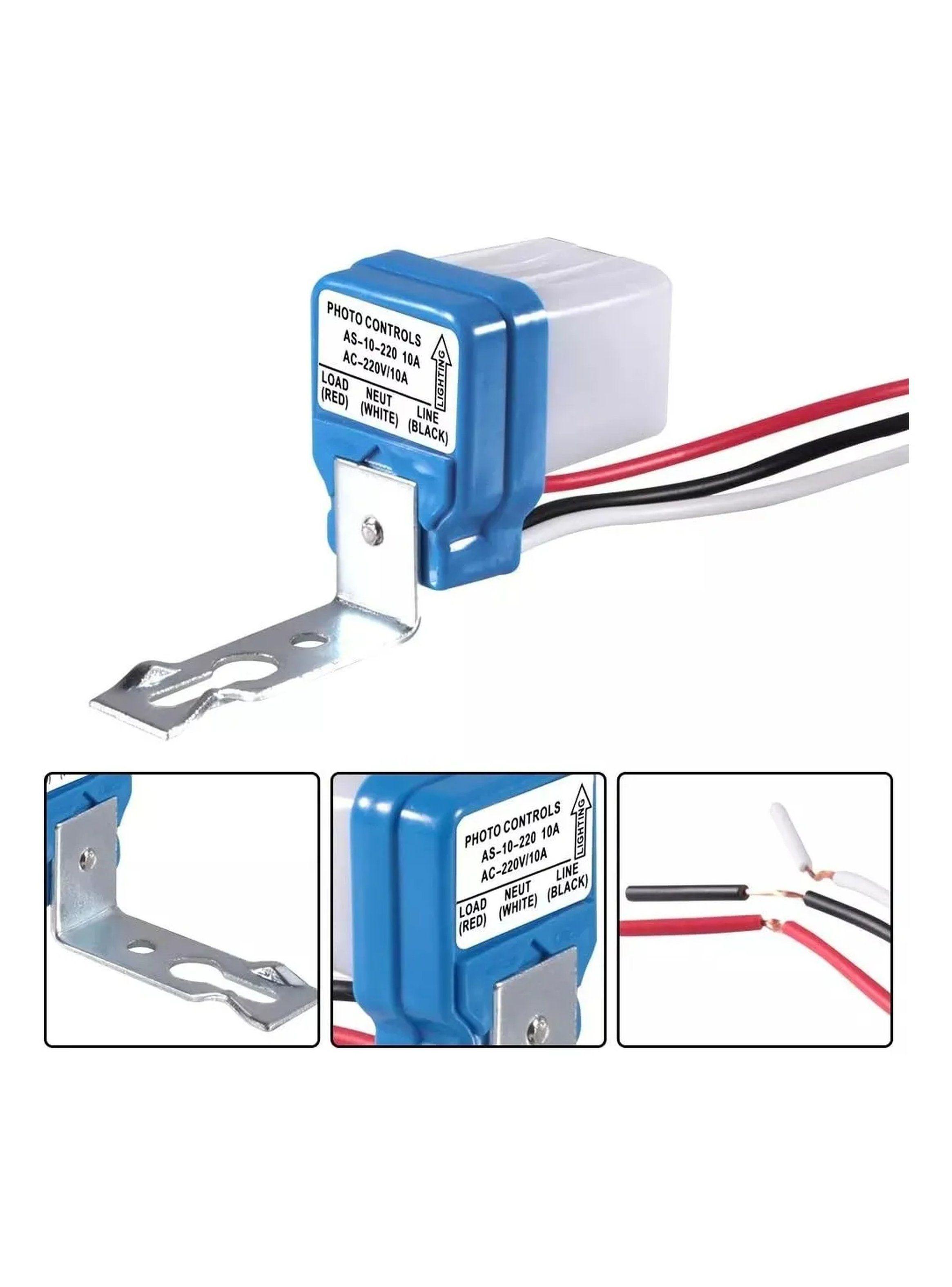 Interruptor Crepuscular Electromecánico 3-4 Hilos IP65-2