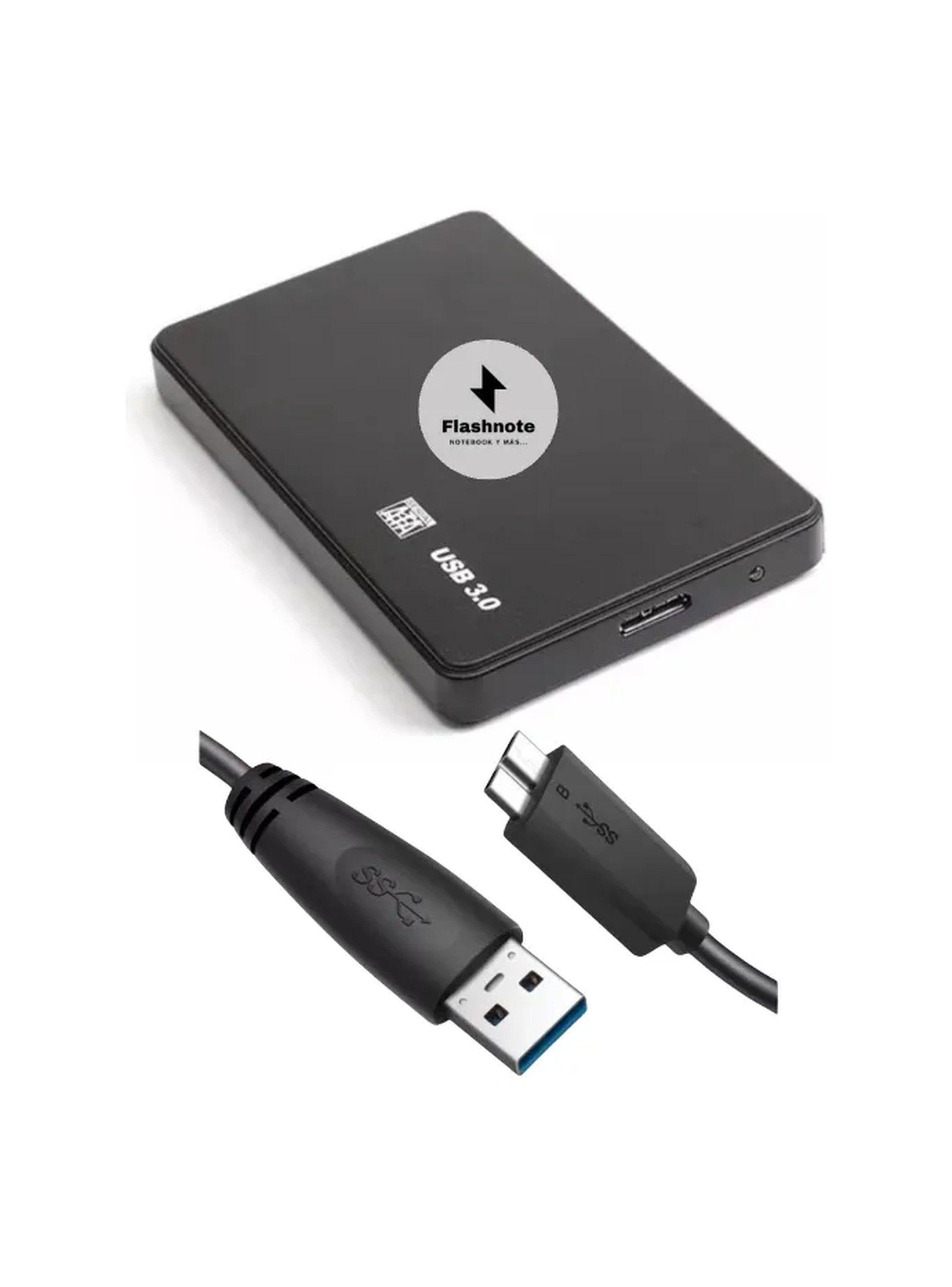 Disco Duro Externo USB 3.0 1TB Negro Compatible PC y PS4-1