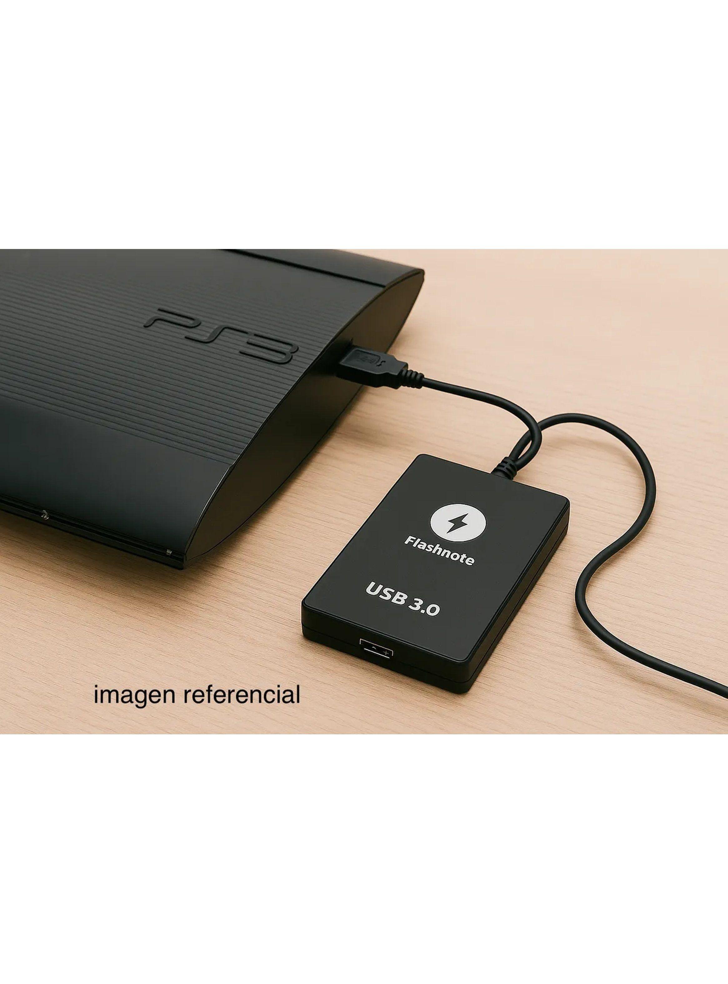 Disco Duro Externo USB 3.0 1TB Negro Compatible PC y PS4-4