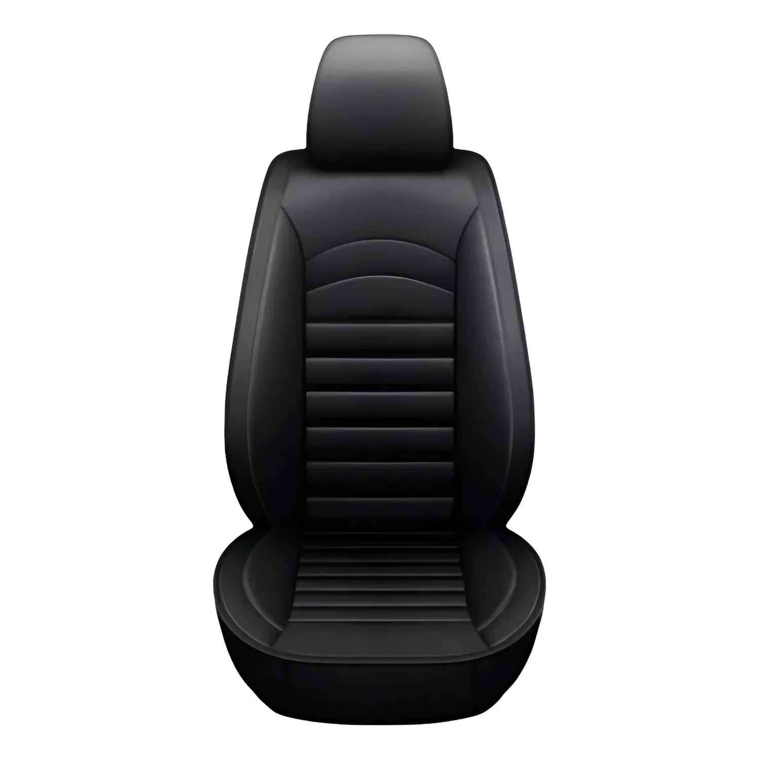 Funda Para Asiento Automóvil Cuero PU Universal Negro-4