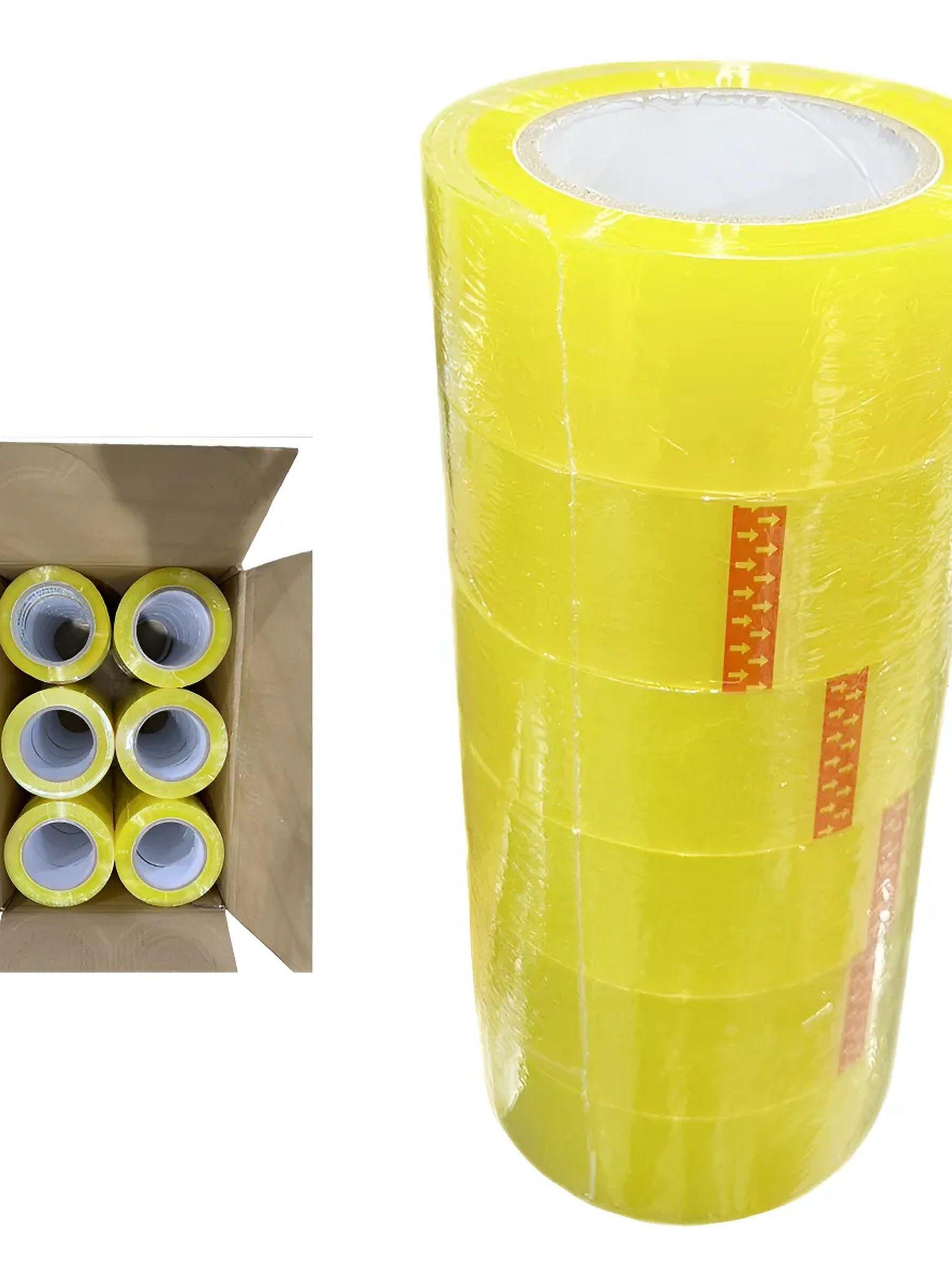 Cinta Adhesiva Amarilla Pack 6 Rollos-0