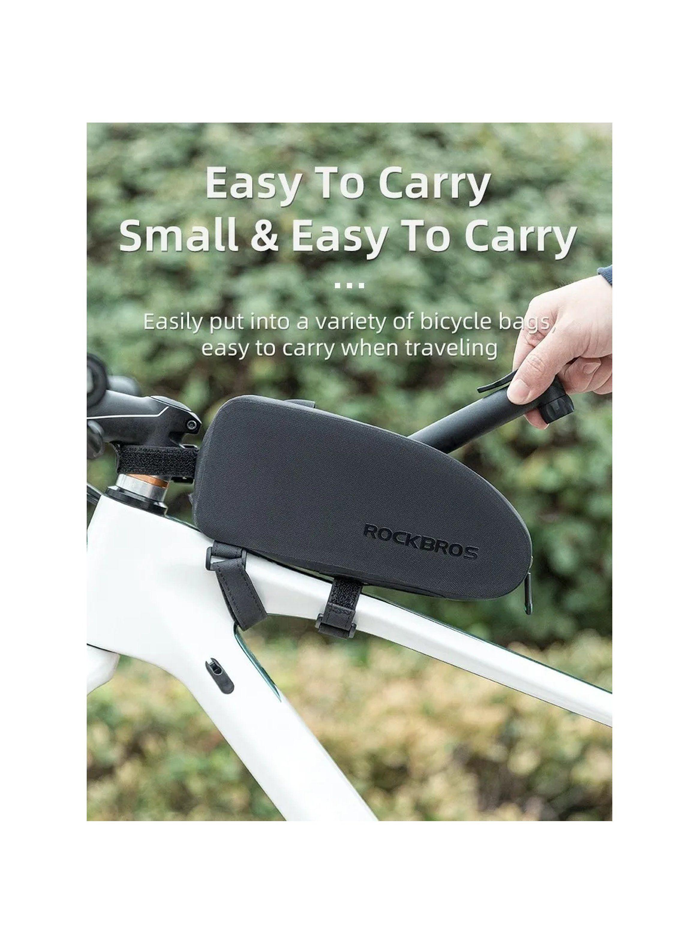 Bomba Telescópica de Bicicleta 38 cm Compatible con Válvula Schrader y Presta-3