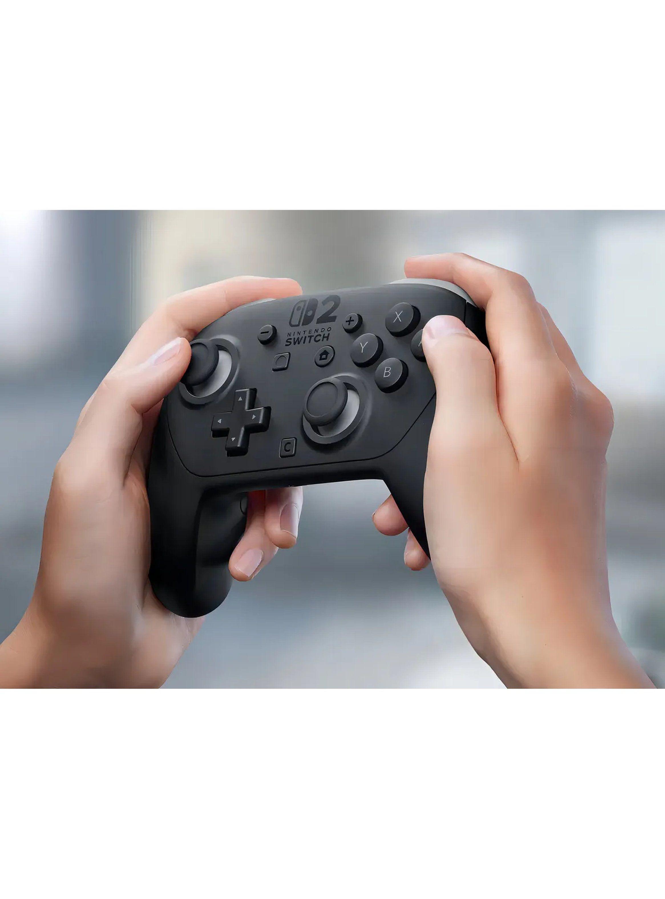 Controlador Inalámbrico Nintendo Switch 02 Ergonómico Negro-3