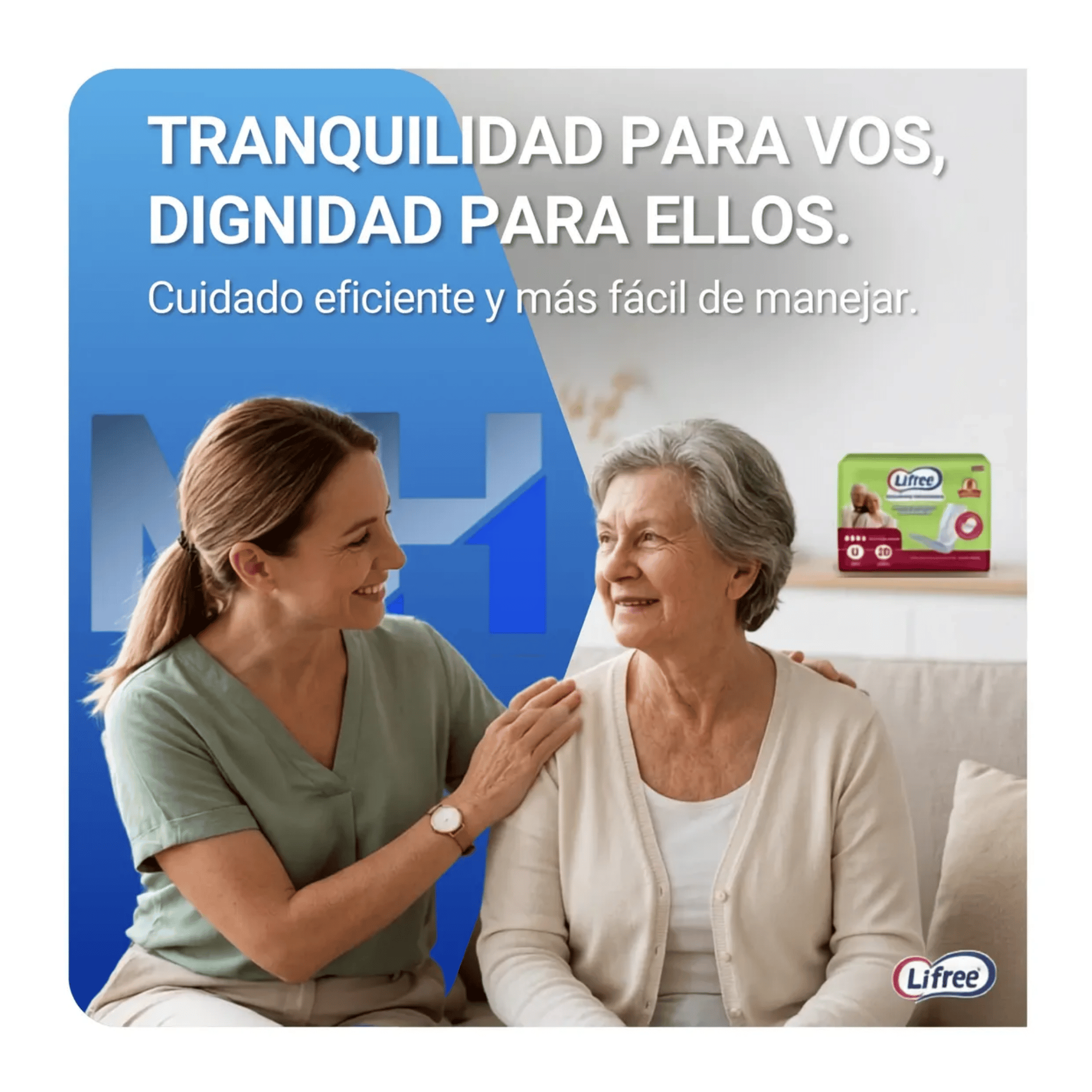 Absorbente Geriatrico Lifree 60 Unids Incontinencia Pack X3-4
