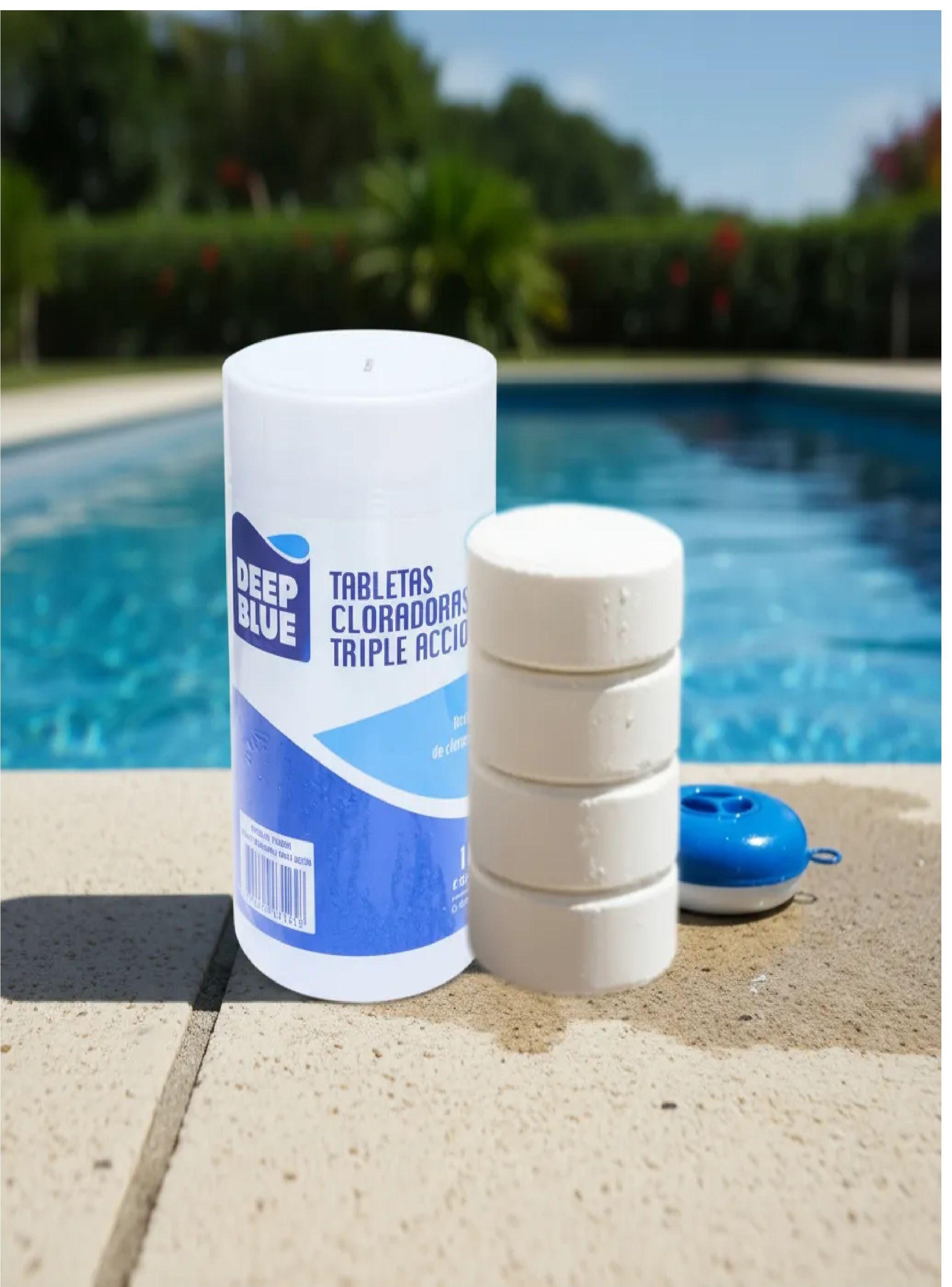 Cloro Para Piscinas En Tabletas Triple Accion 1kg Todo En 1-2