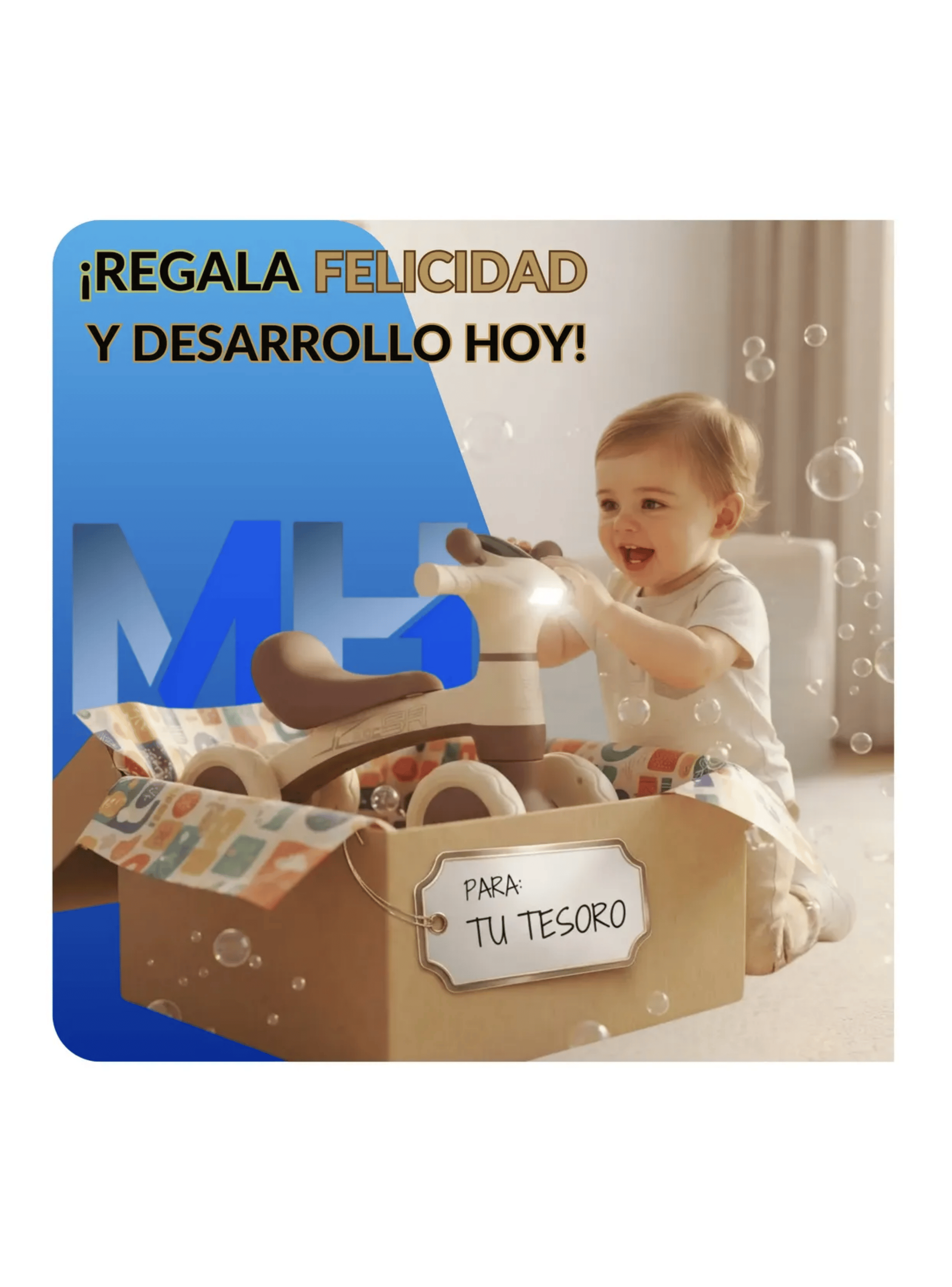 Andador Correpasillos Equilibrio 4 Ruedas Bebes Con Luces-2