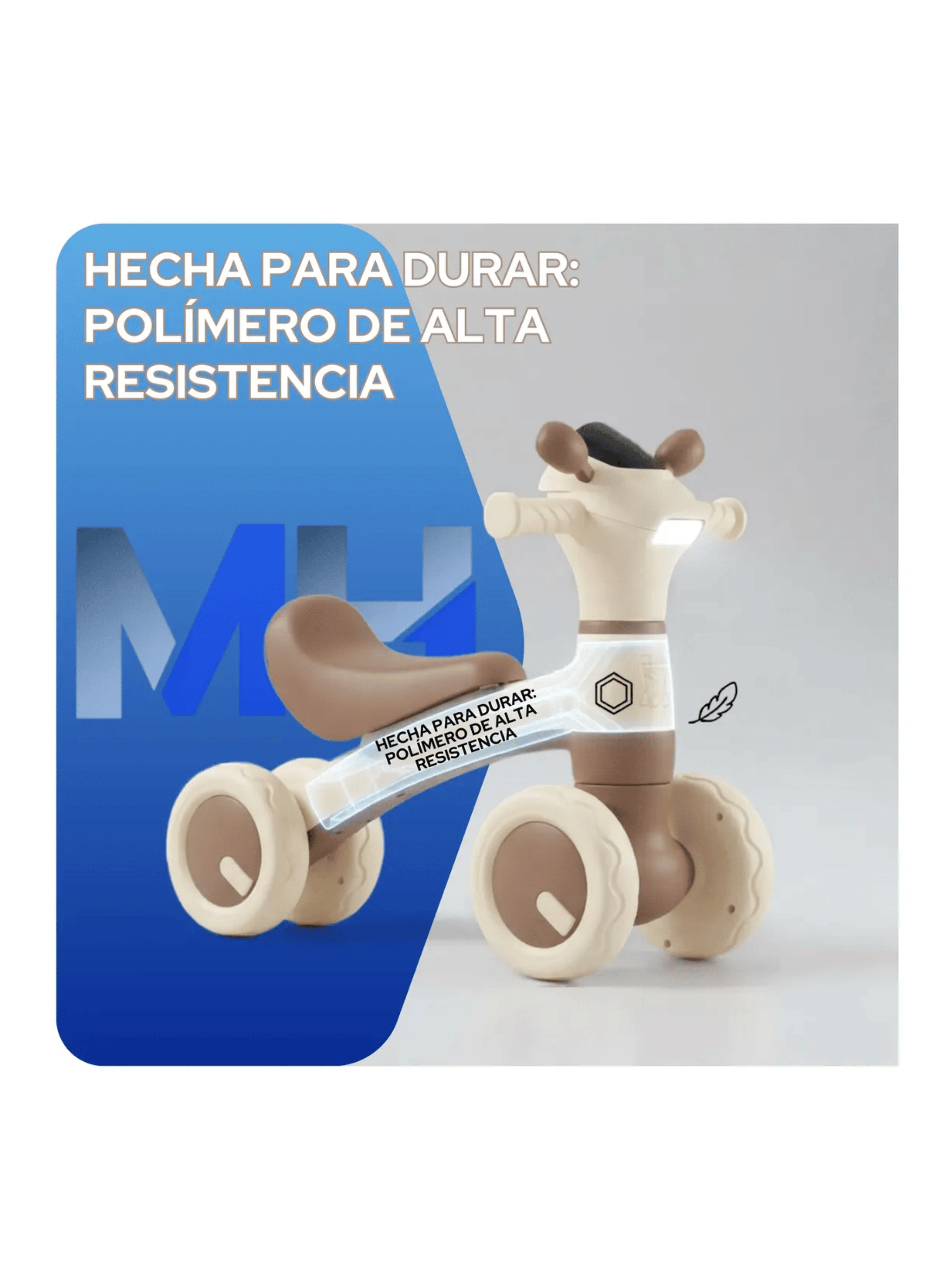 Andador Correpasillos Equilibrio 4 Ruedas Bebes Con Luces-3