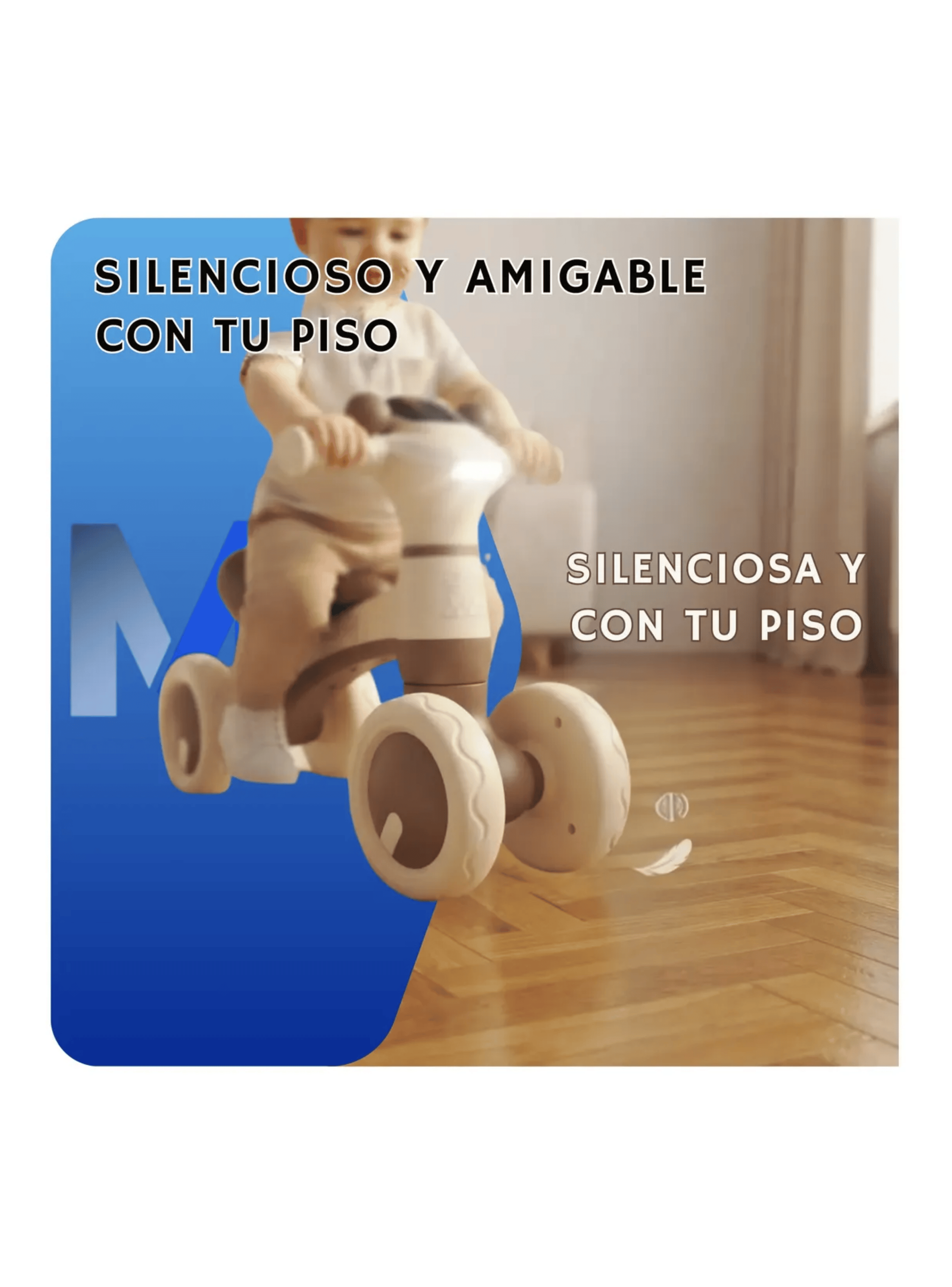 Andador Correpasillos Equilibrio 4 Ruedas Bebes Con Luces-4