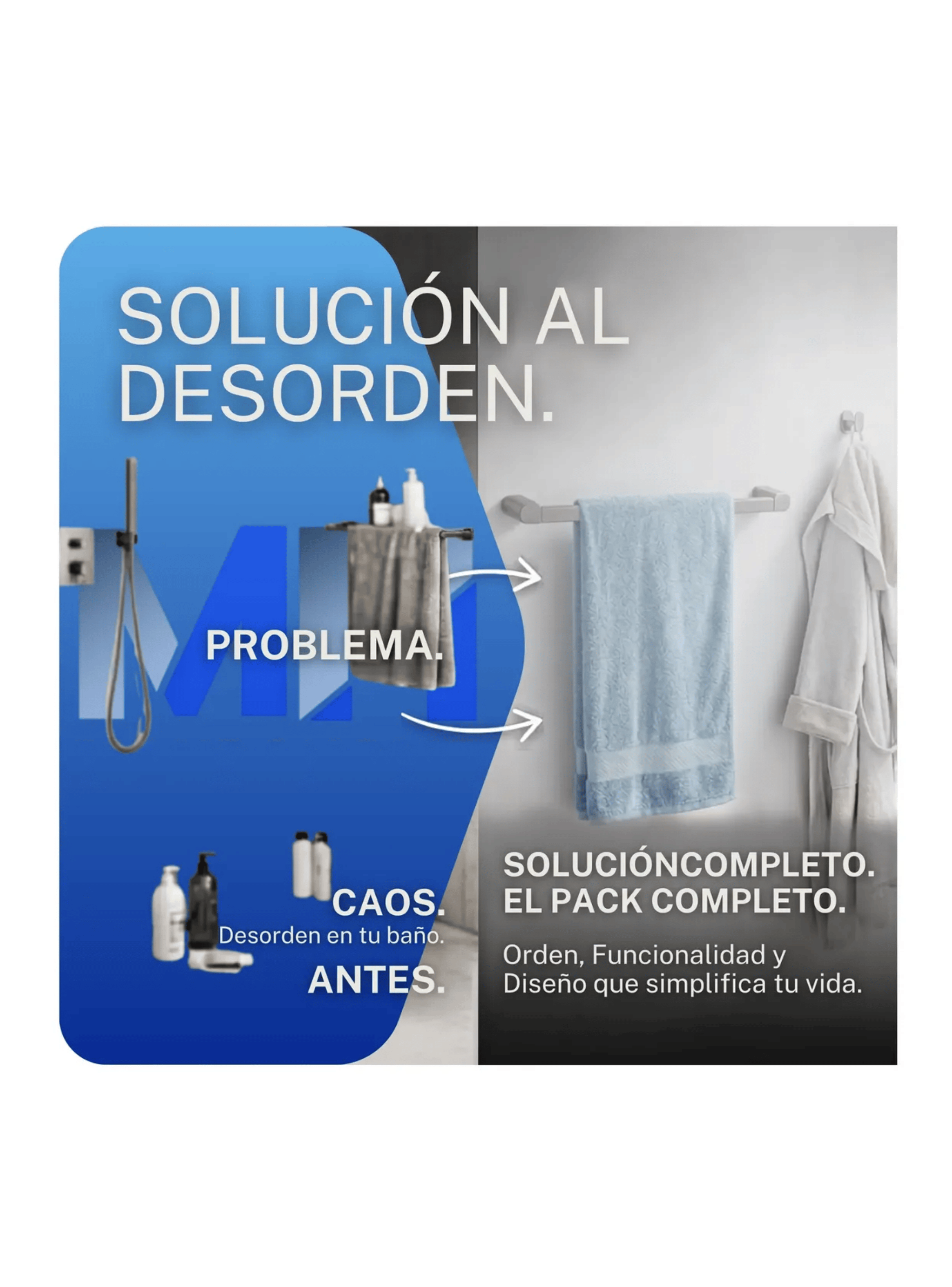 Kit Ducha Lluvia Gunmetal 30x20 Set Accesorios Ba o Kassel-4