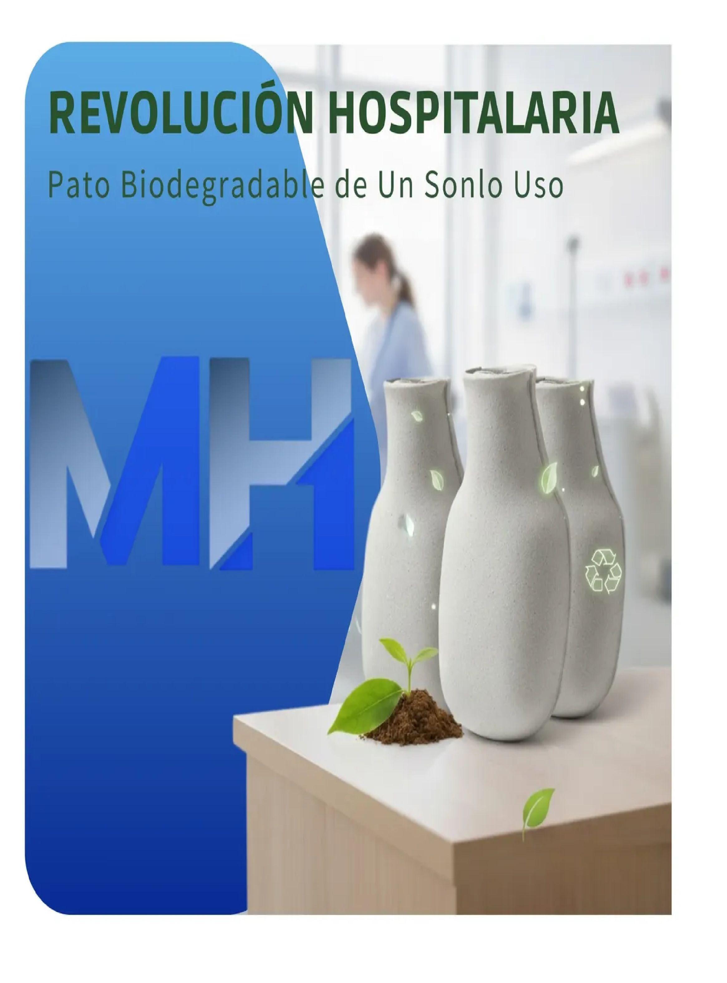 Pato Urinario Desechable De Carton Y Pulpa De Celulosa X10-3