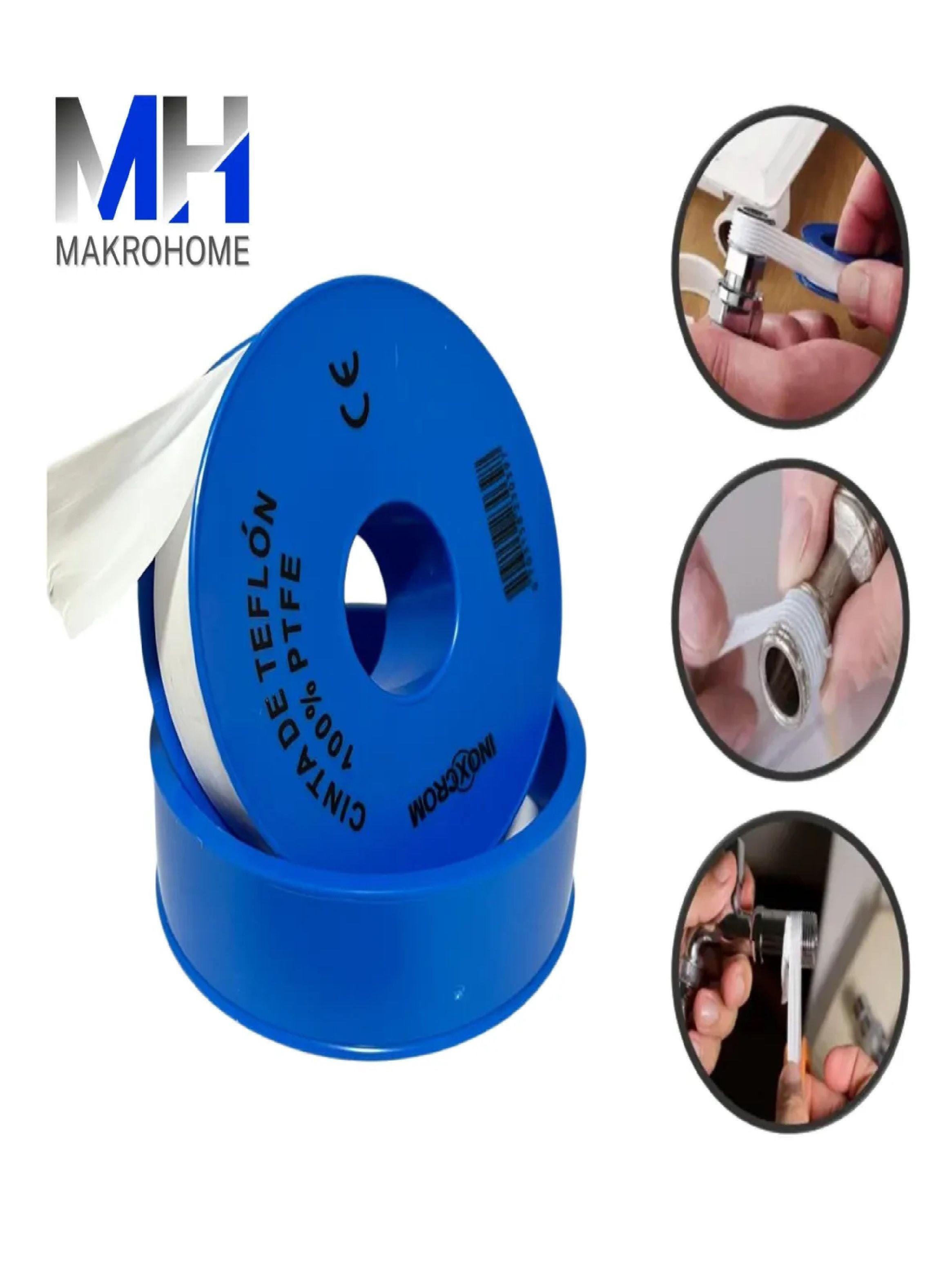 Teflon Multiuso 3/4 Inoxcrom 50mt X 5 Alta Densidad Pro-3