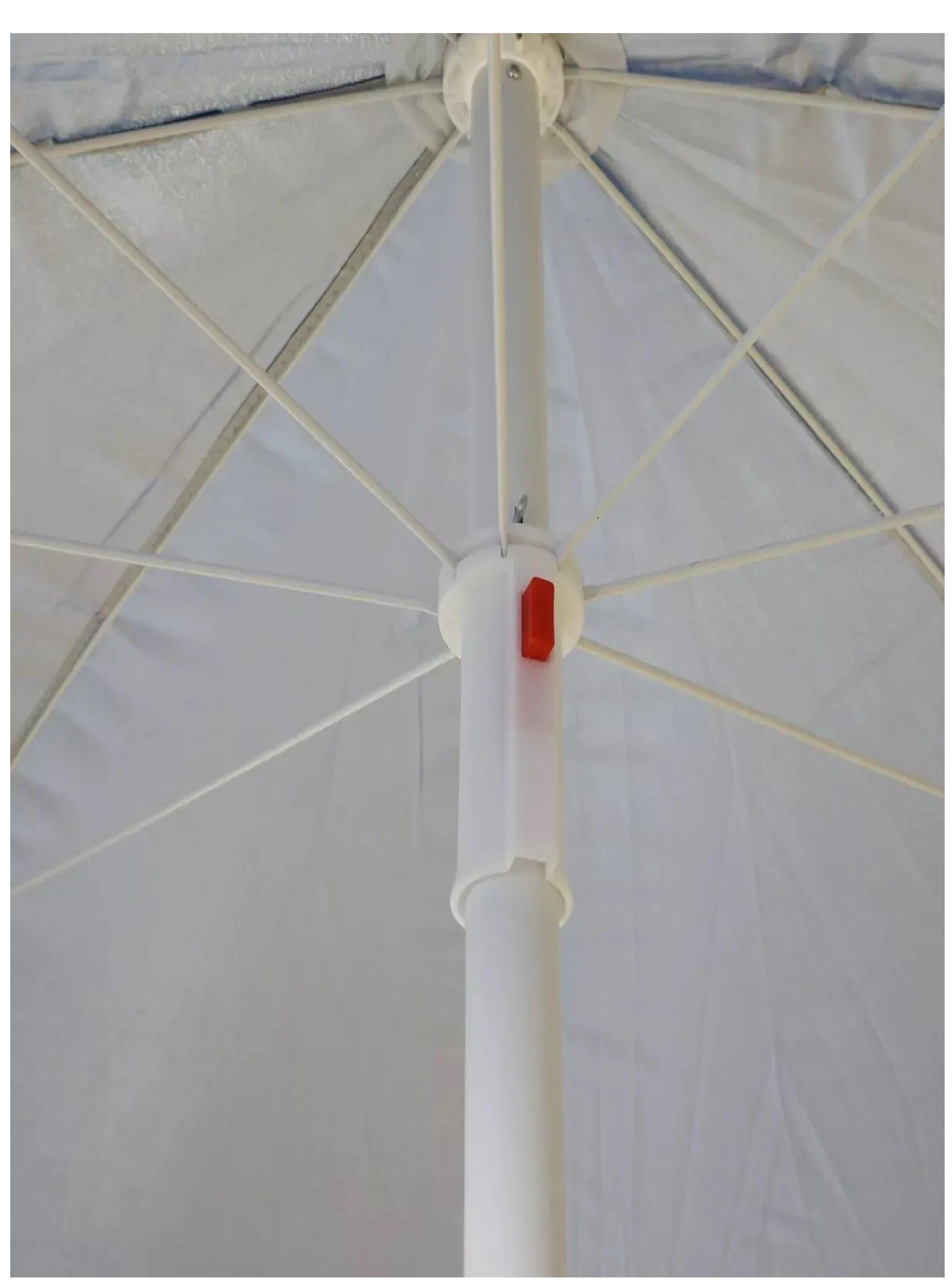 Paraguas Sombrilla Quitasol Filtro Uv Playa Celeste 160cm-4