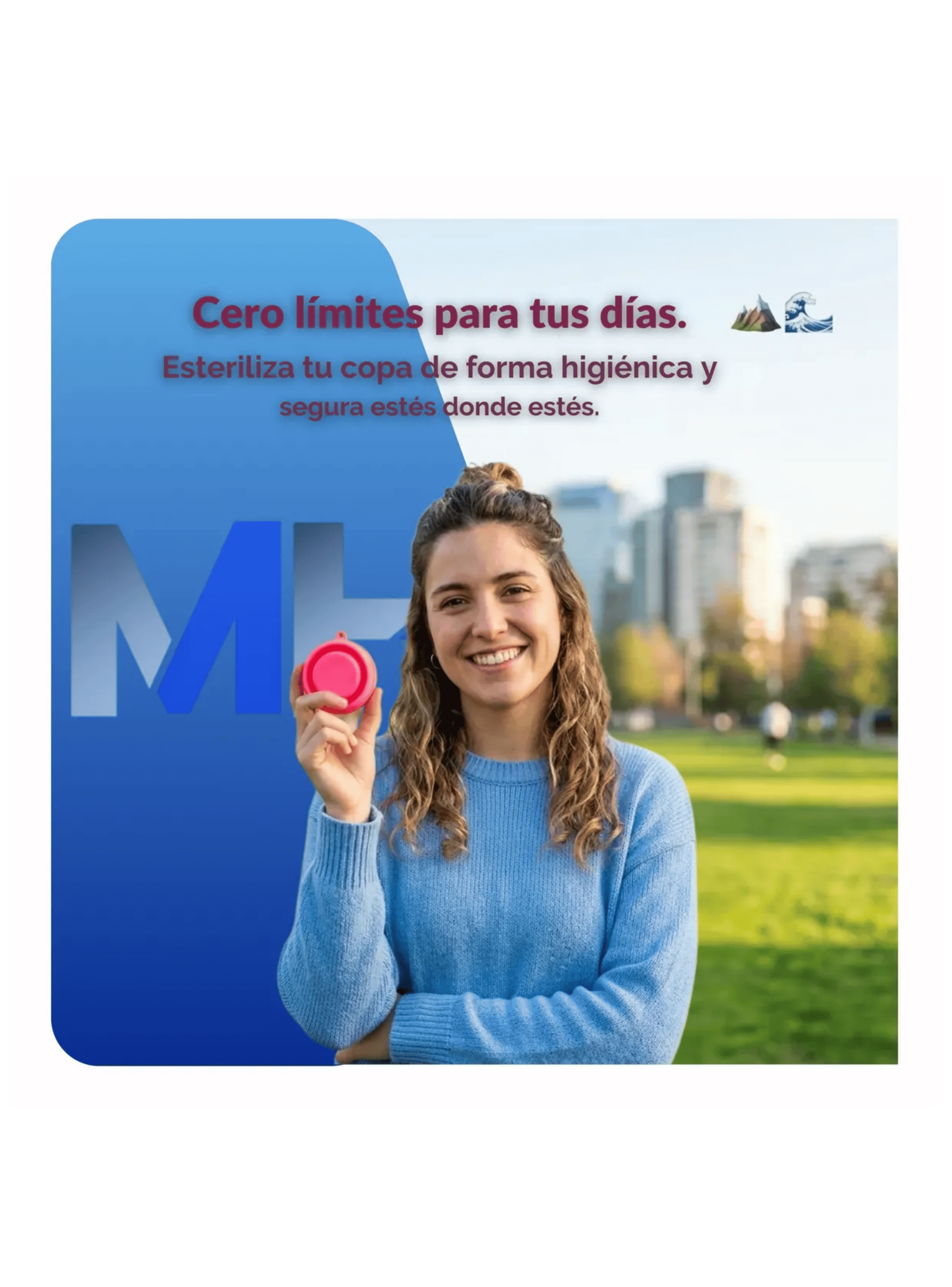 Vaso Esterilizador Copa Menstrual Bentley Silicona Rosa-3