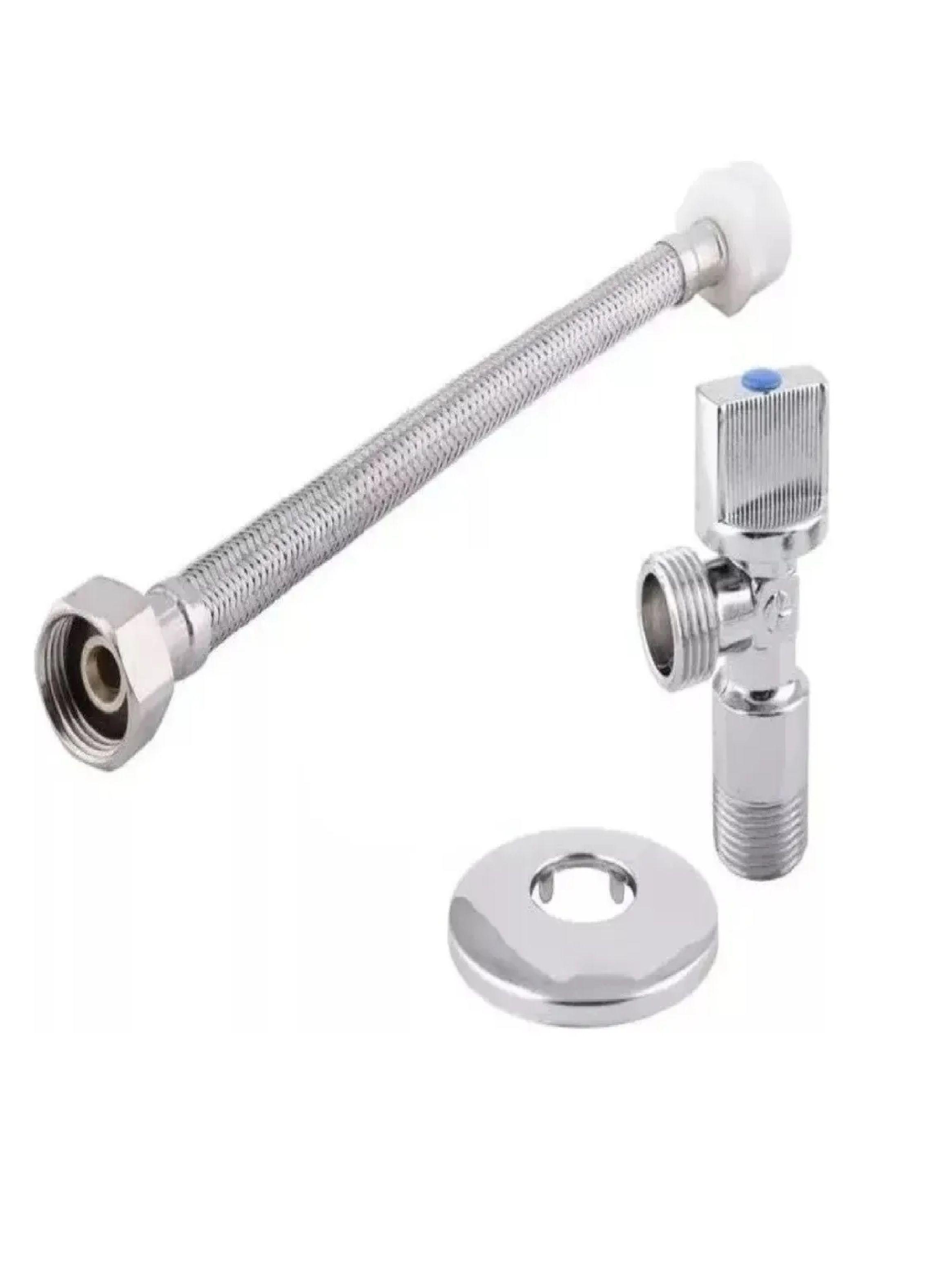Kit Flexible 25 Cm Con Llave Angular 1/2 * 15/16 Taumm-0