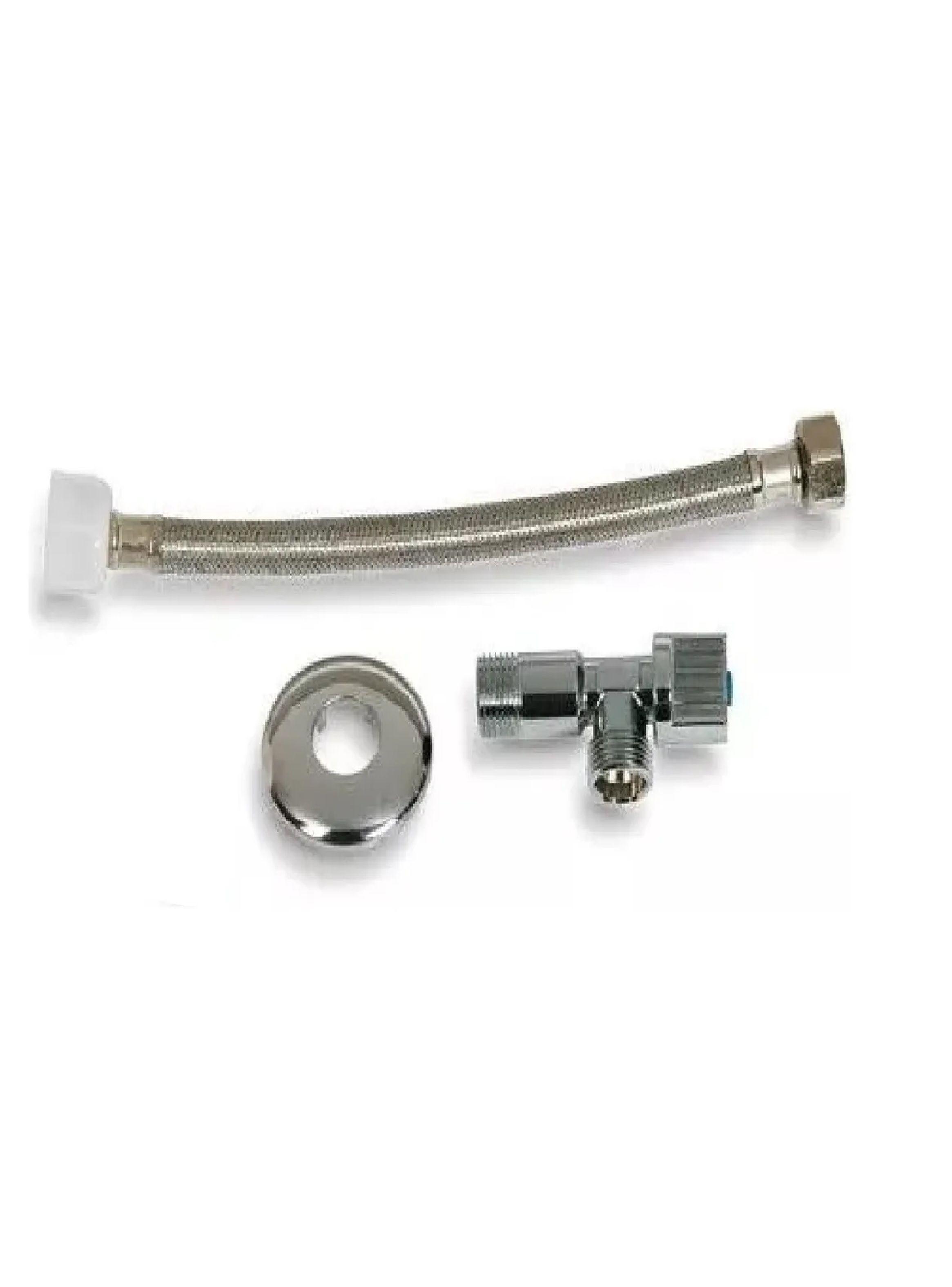 Kit Flexible 25 Cm Con Llave Angular 1/2 * 15/16 Taumm-3