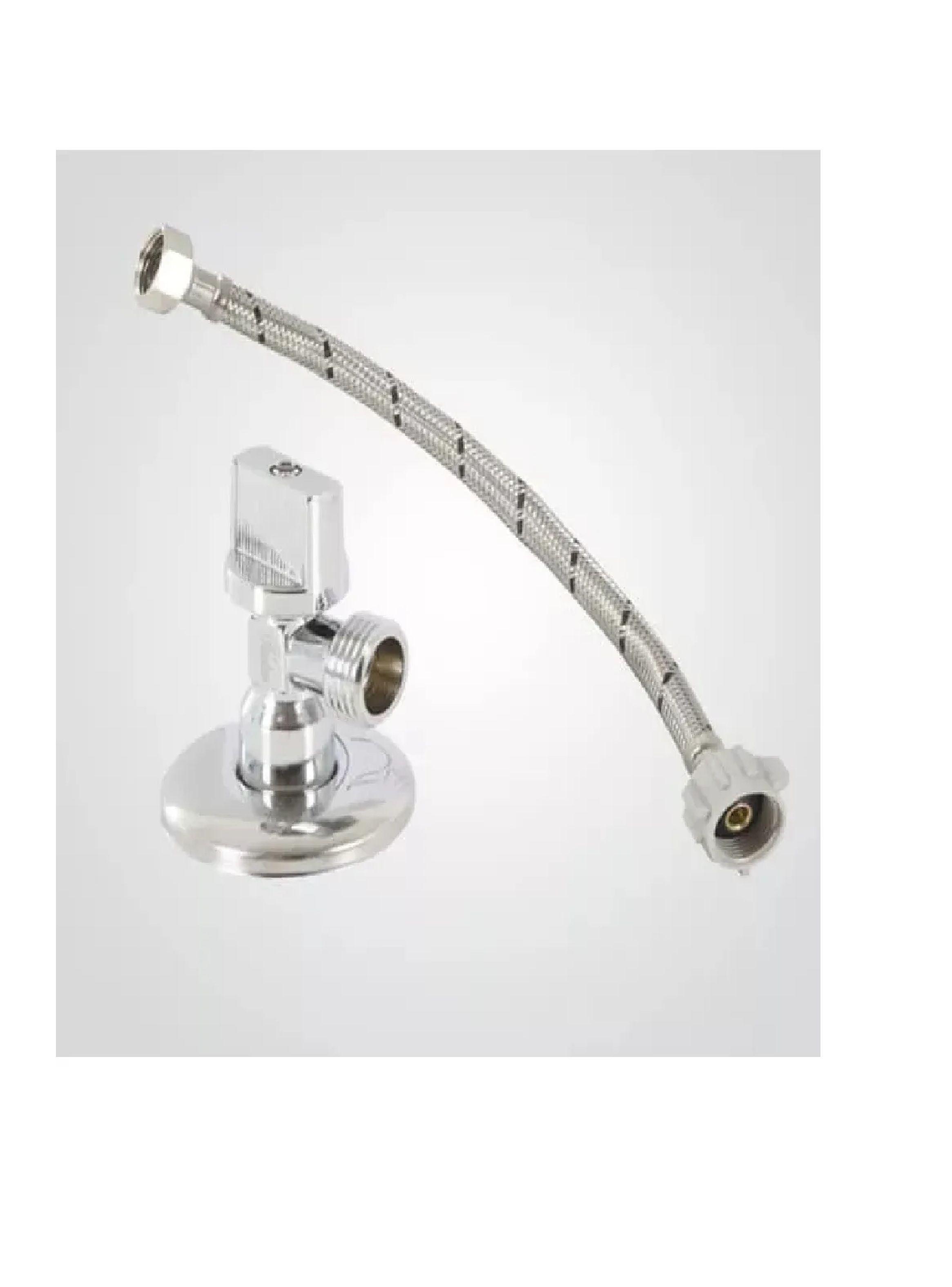 Kit Flexible 25 Cm Con Llave Angular 1/2 * 15/16 Taumm-4