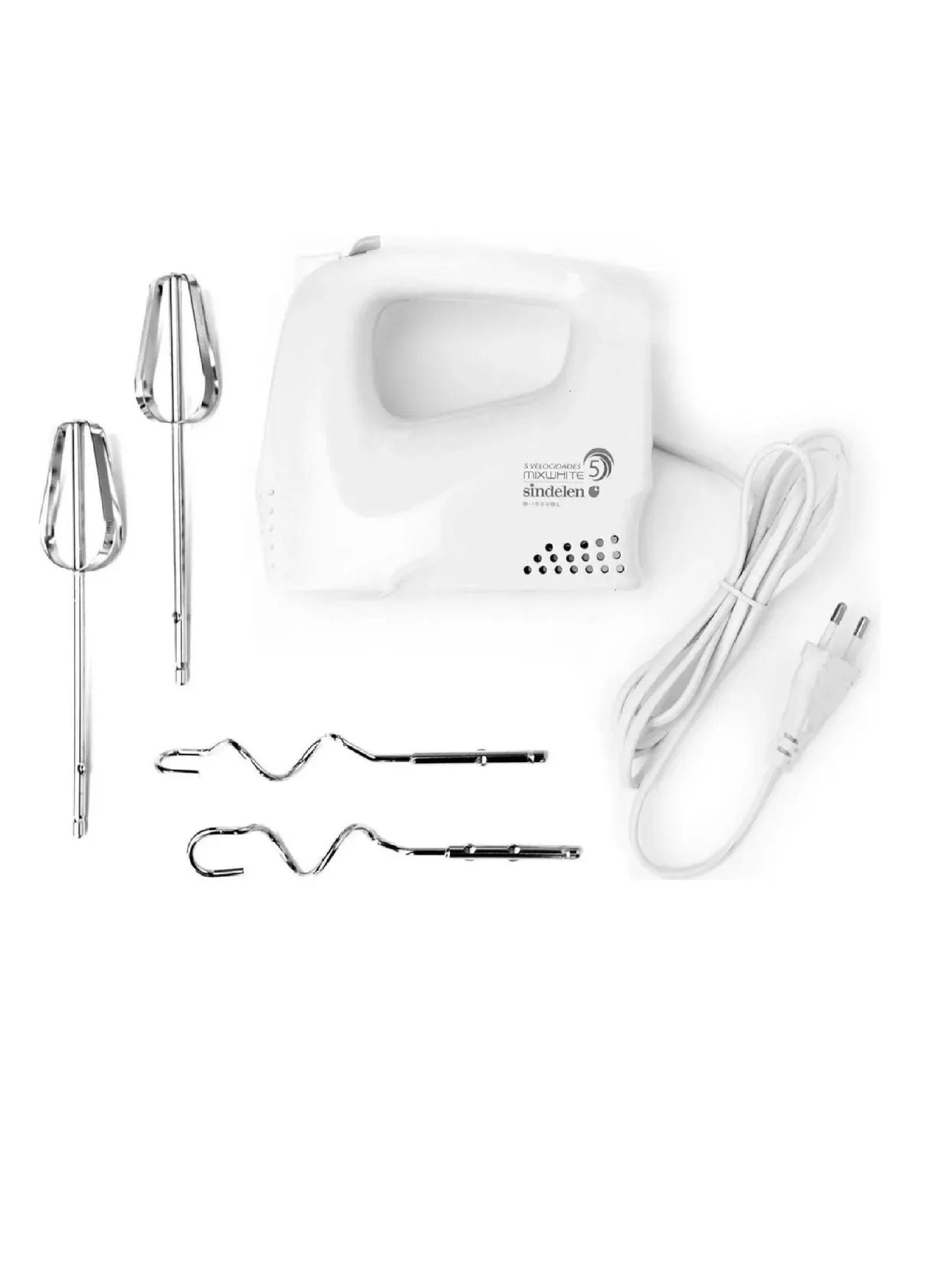 Batidora De Mano Sindelen B-1500bl Acero 5 Velocidades-0