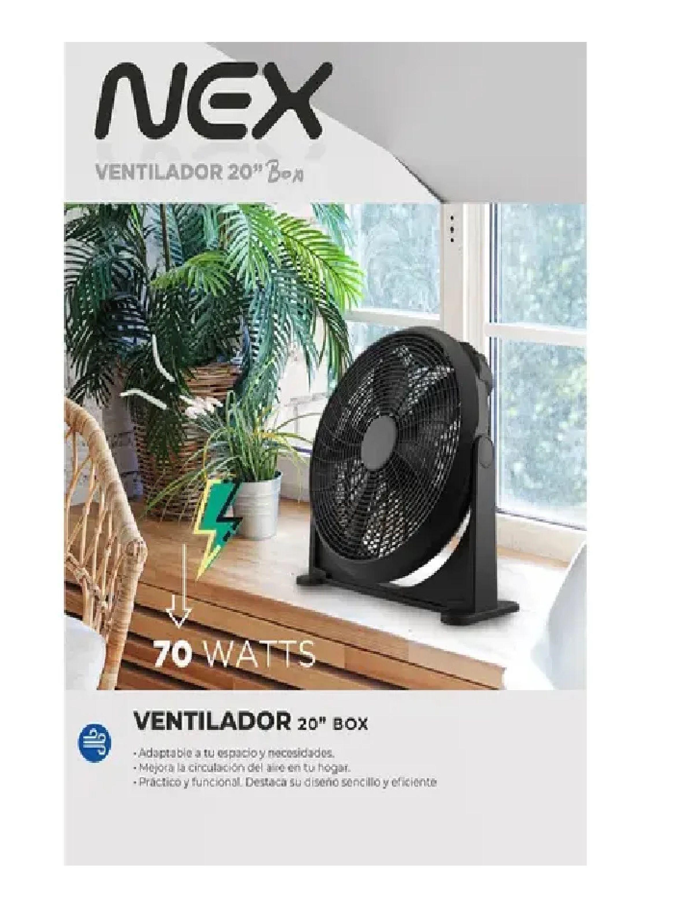Ventilador Nex Box 20 50cm Fct2020 5 Aspas 60w-5