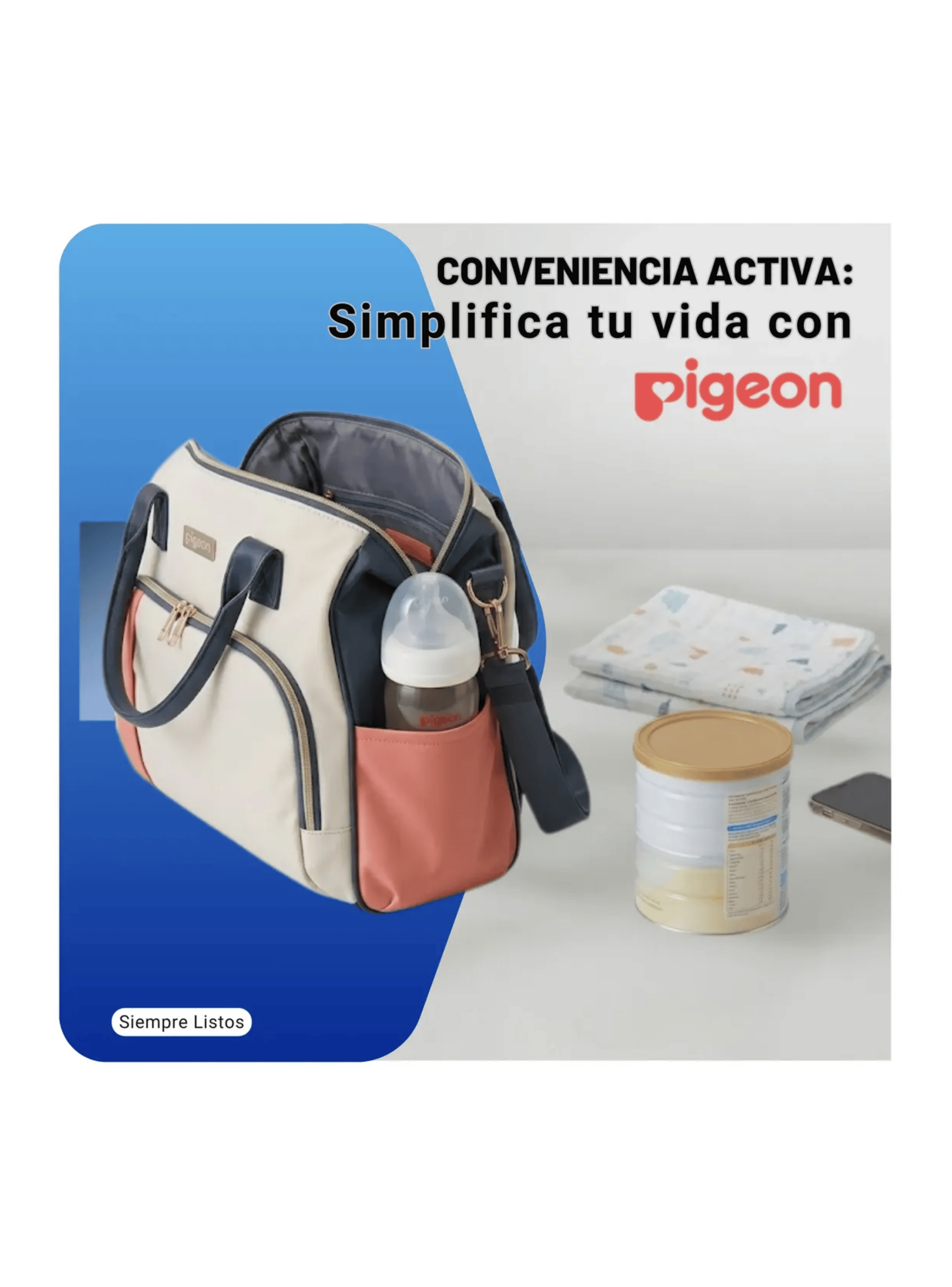 Mamadera Pigeon Softouch Pp Anticolicos elegir Medida Blanco 330ML-5