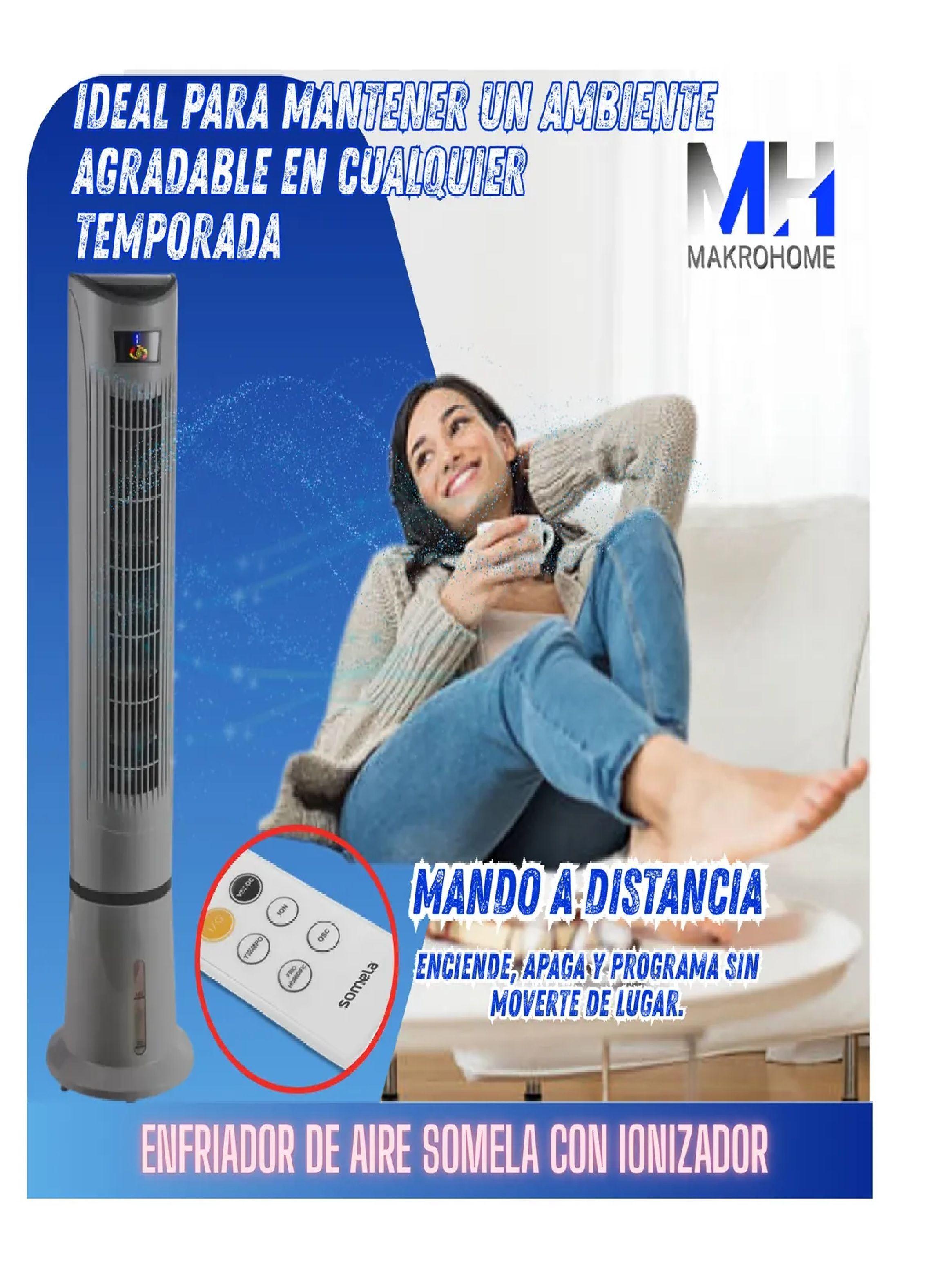 Enfriador De Aire Somela Ionizador Control Remoto Aire Puro-2