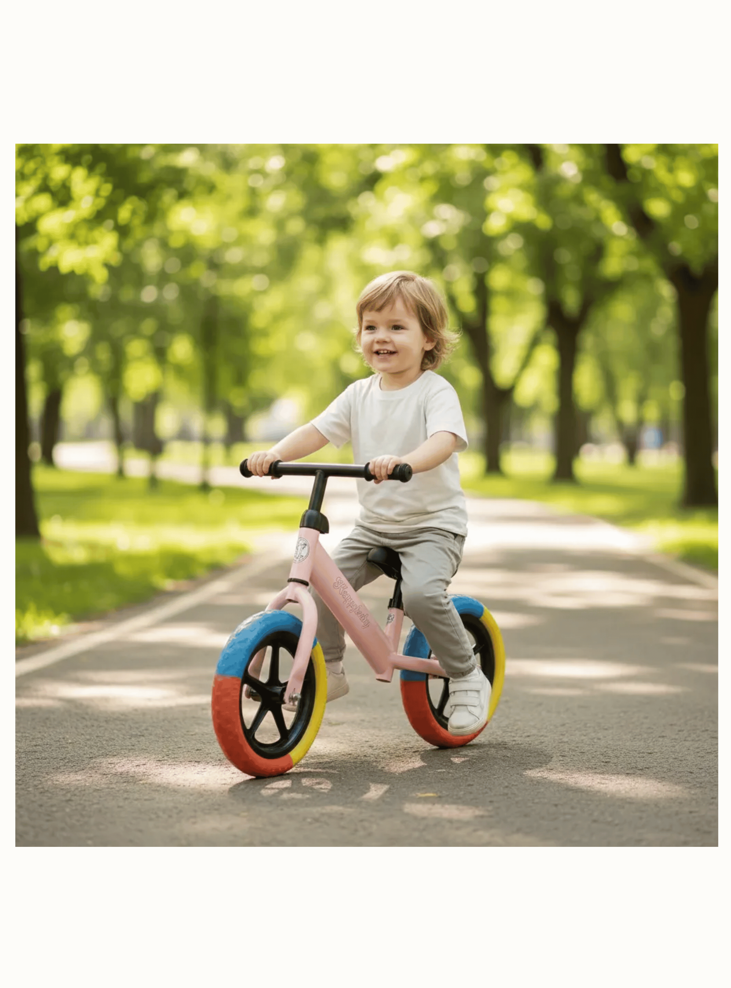 Bicicleta De Equilibrio Aprendizaje Ni os Sin Pedales Star Rosa-0