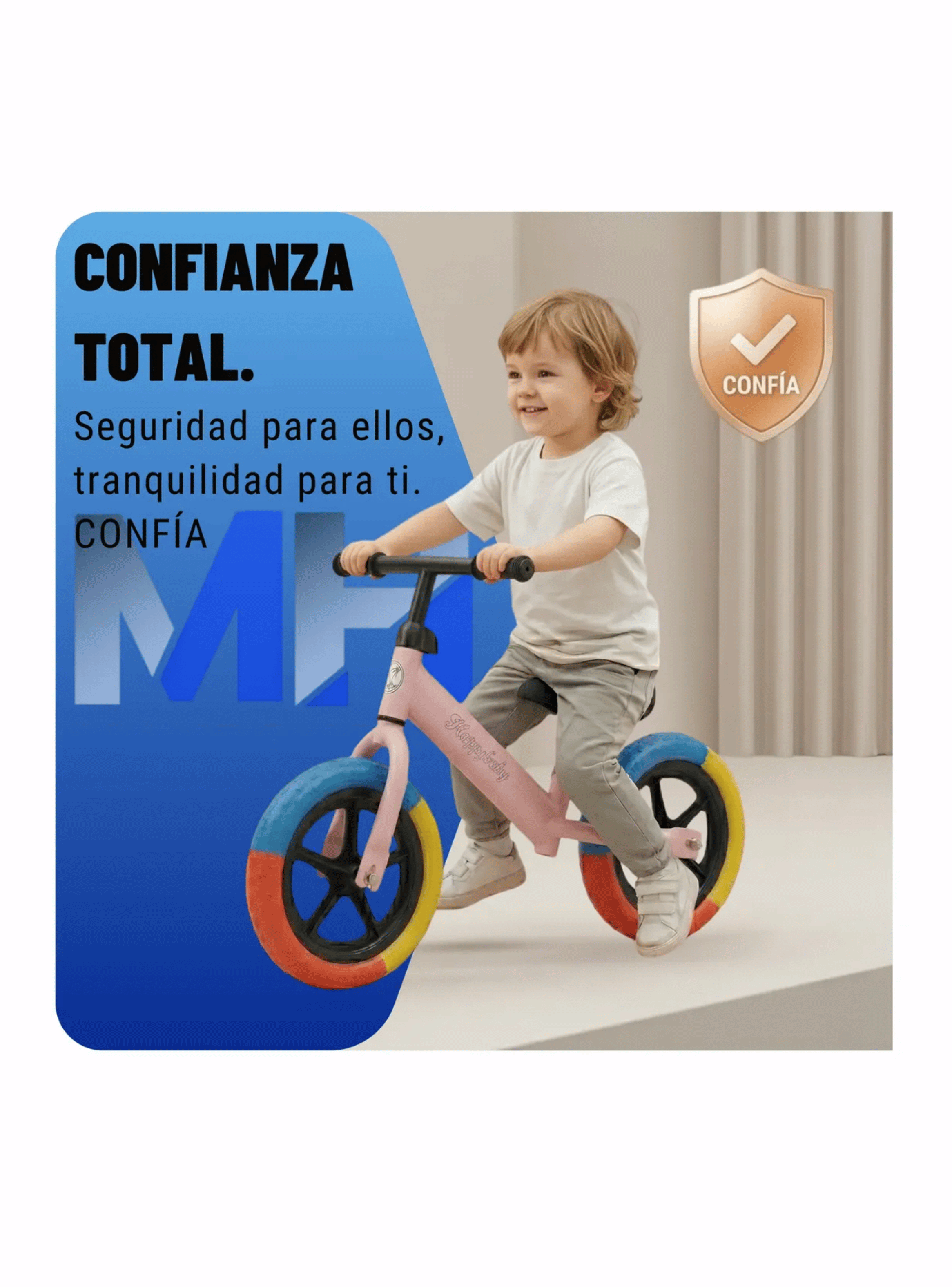 Bicicleta De Equilibrio Aprendizaje Ni os Sin Pedales Star Rosa-4