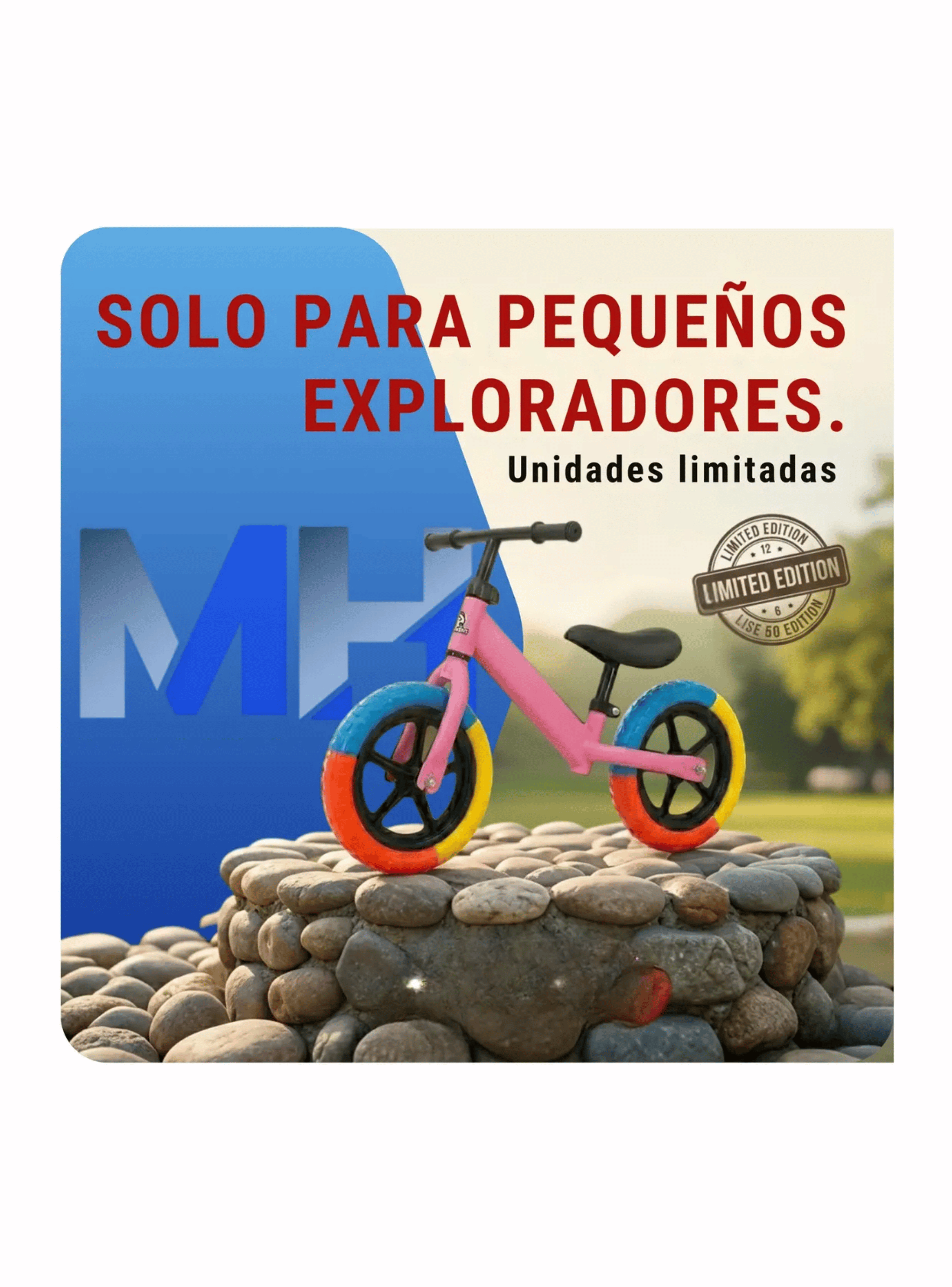 Bicicleta De Equilibrio Aprendizaje Ni os Sin Pedales Star Rosa-5