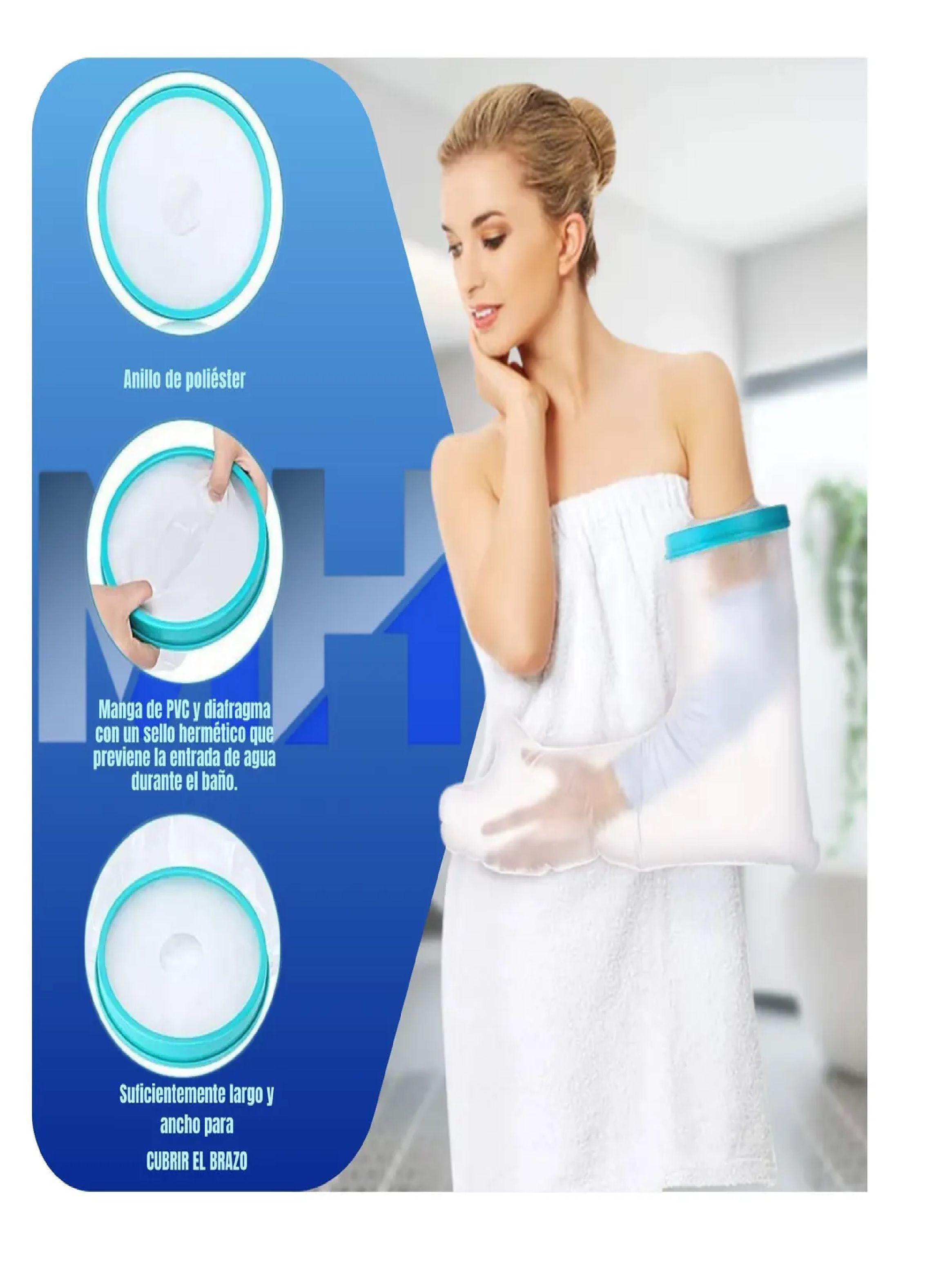 Protector De Yeso Brazo Completo Adulto 100% Impermeable-2