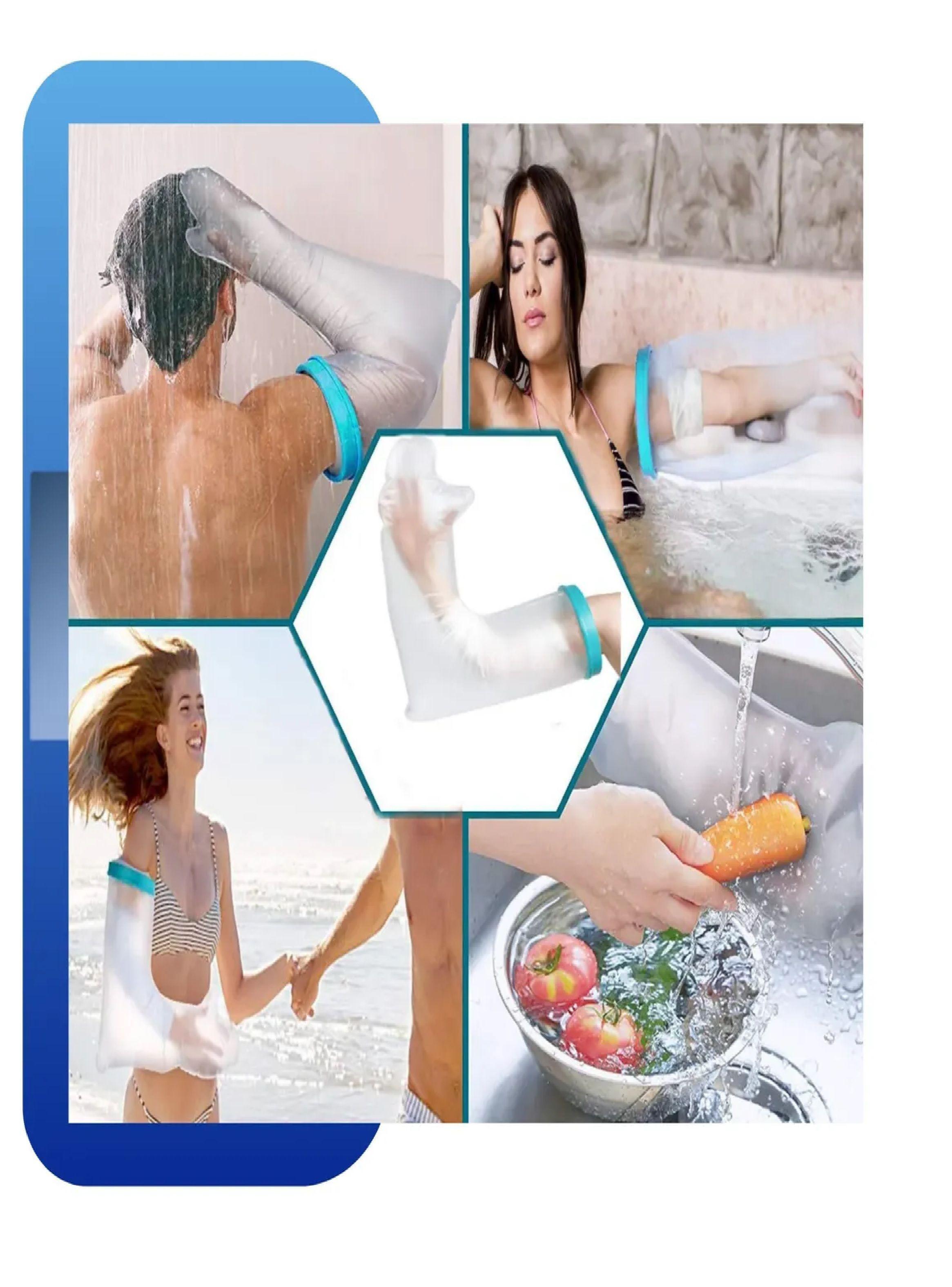 Protector De Yeso Brazo Completo Adulto 100% Impermeable-4