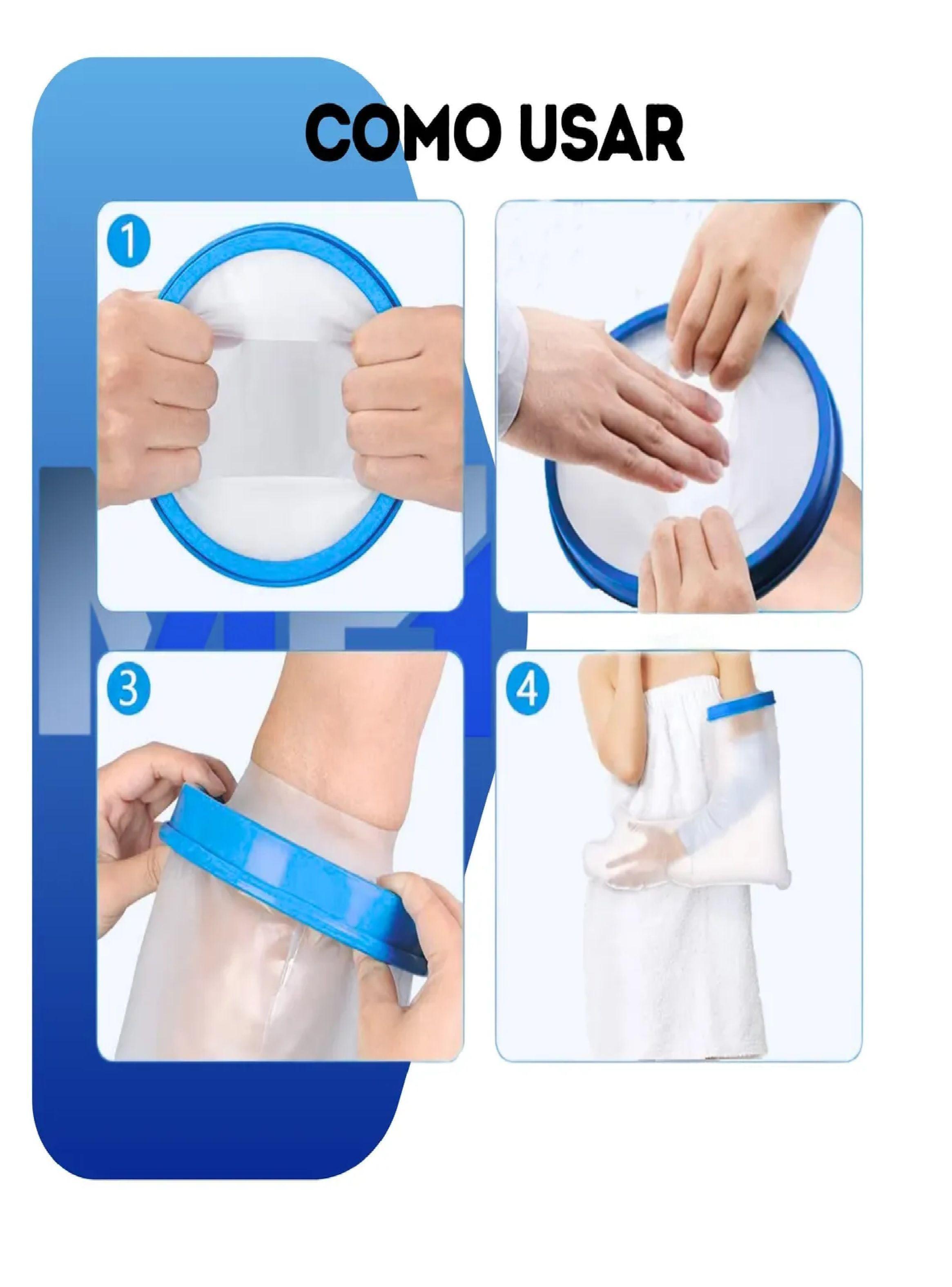 Protector De Yeso Brazo Completo Adulto 100% Impermeable-5
