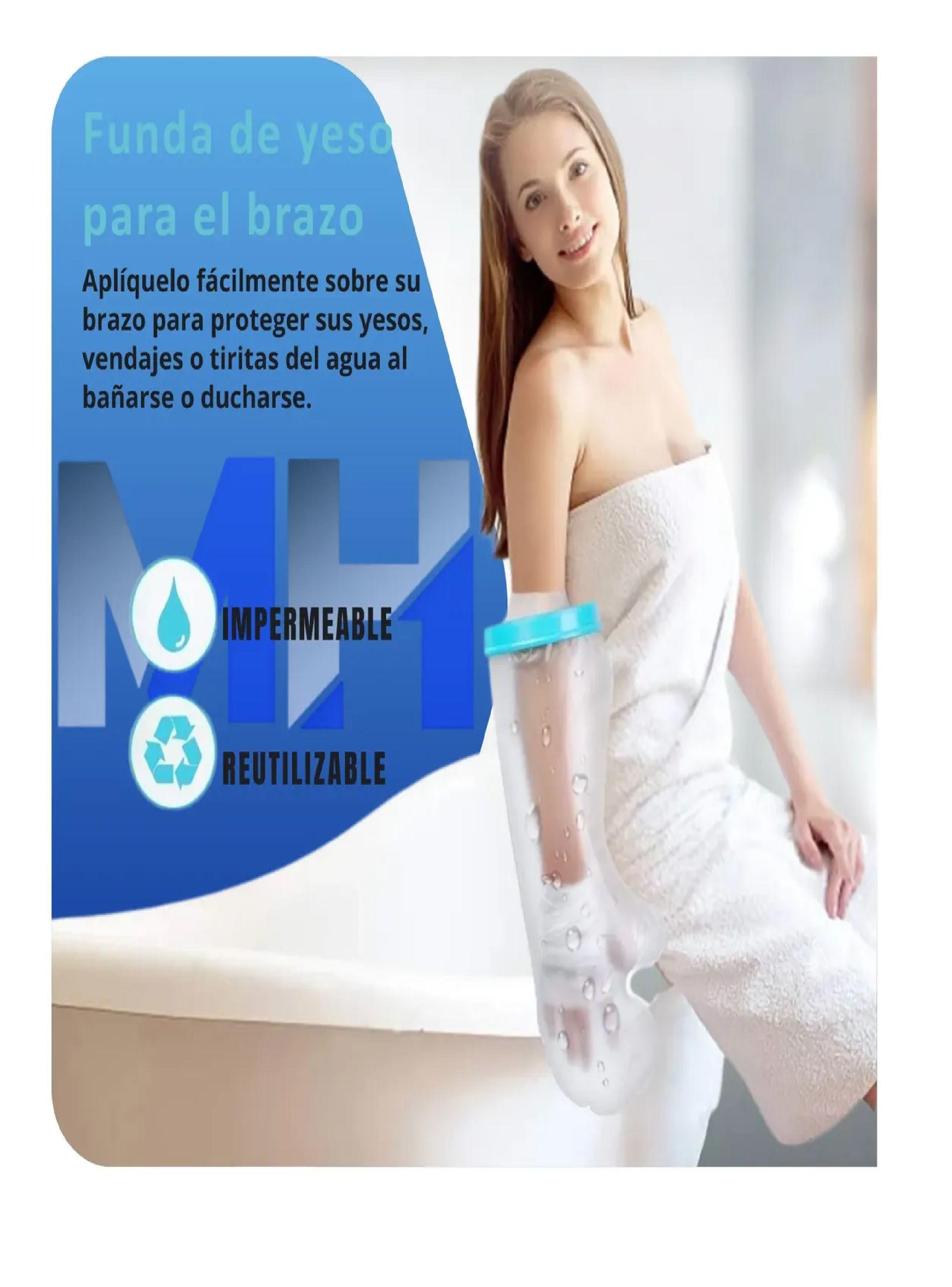 Protector De Yeso Antebrazo Completo Adulto 100% Impermeable-2