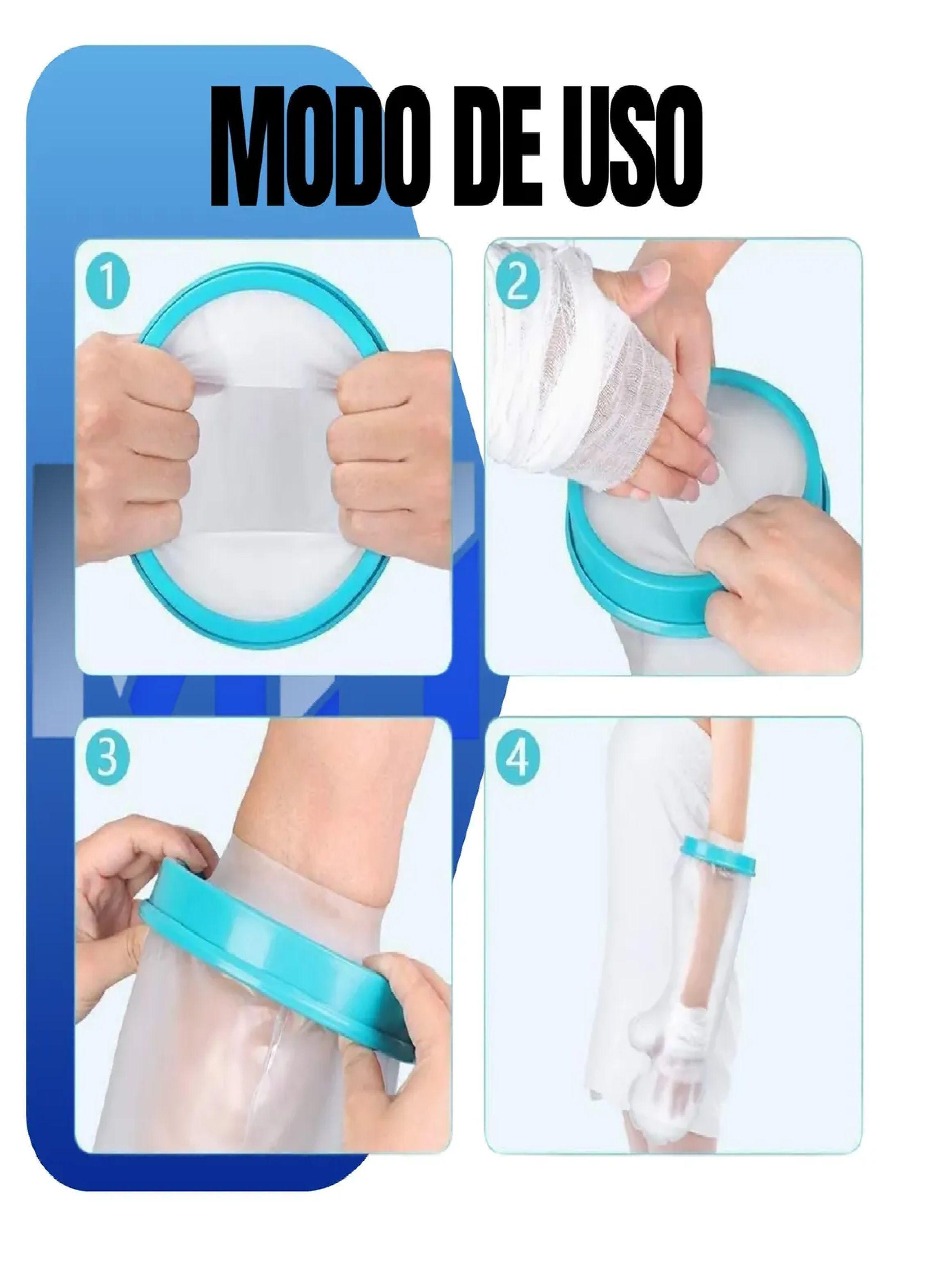 Protector De Yeso Antebrazo Completo Adulto 100% Impermeable-3