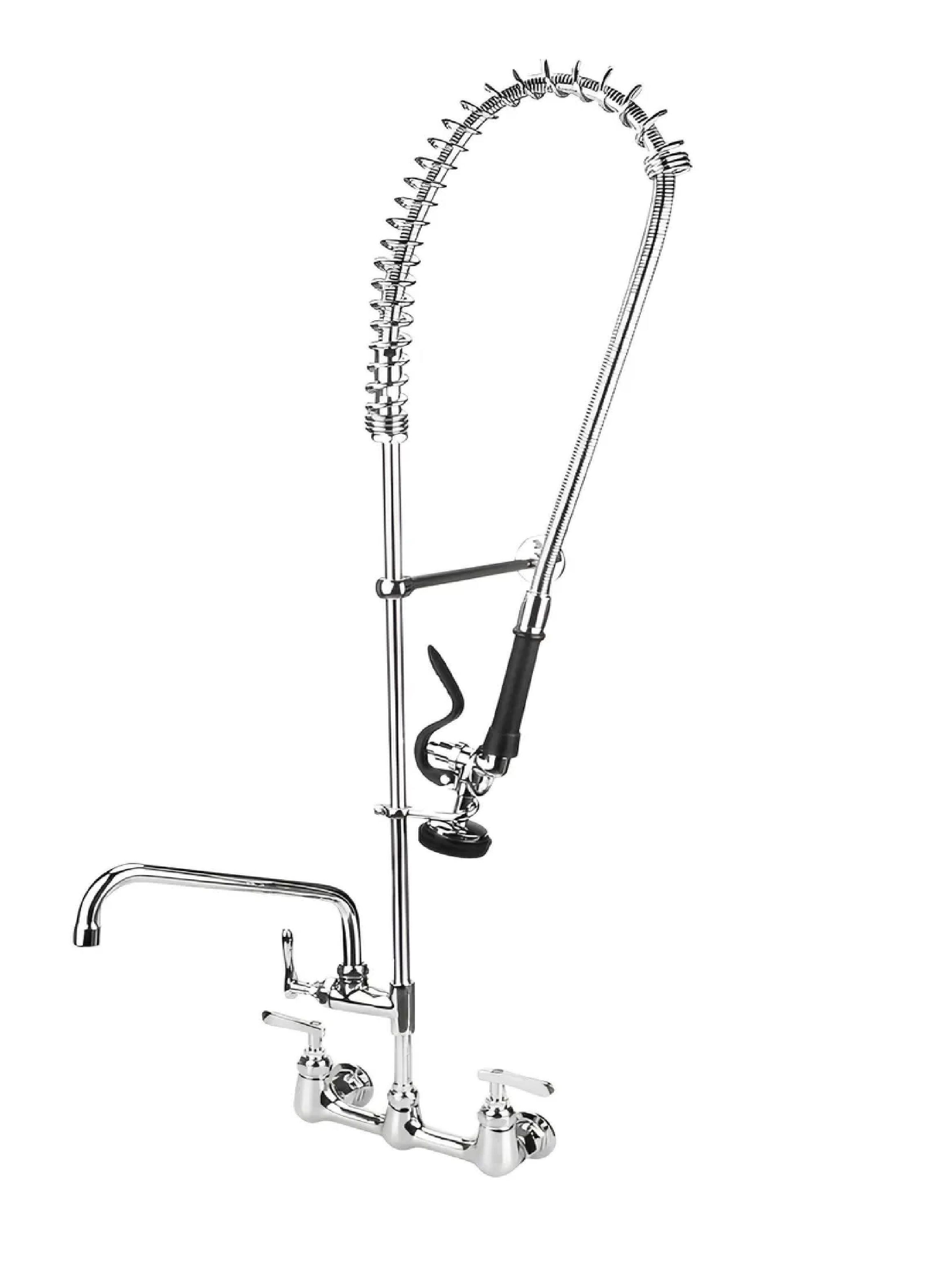 Griferia Comercial Lavaplatos Pre Wash Con Cuello Aquakit-0