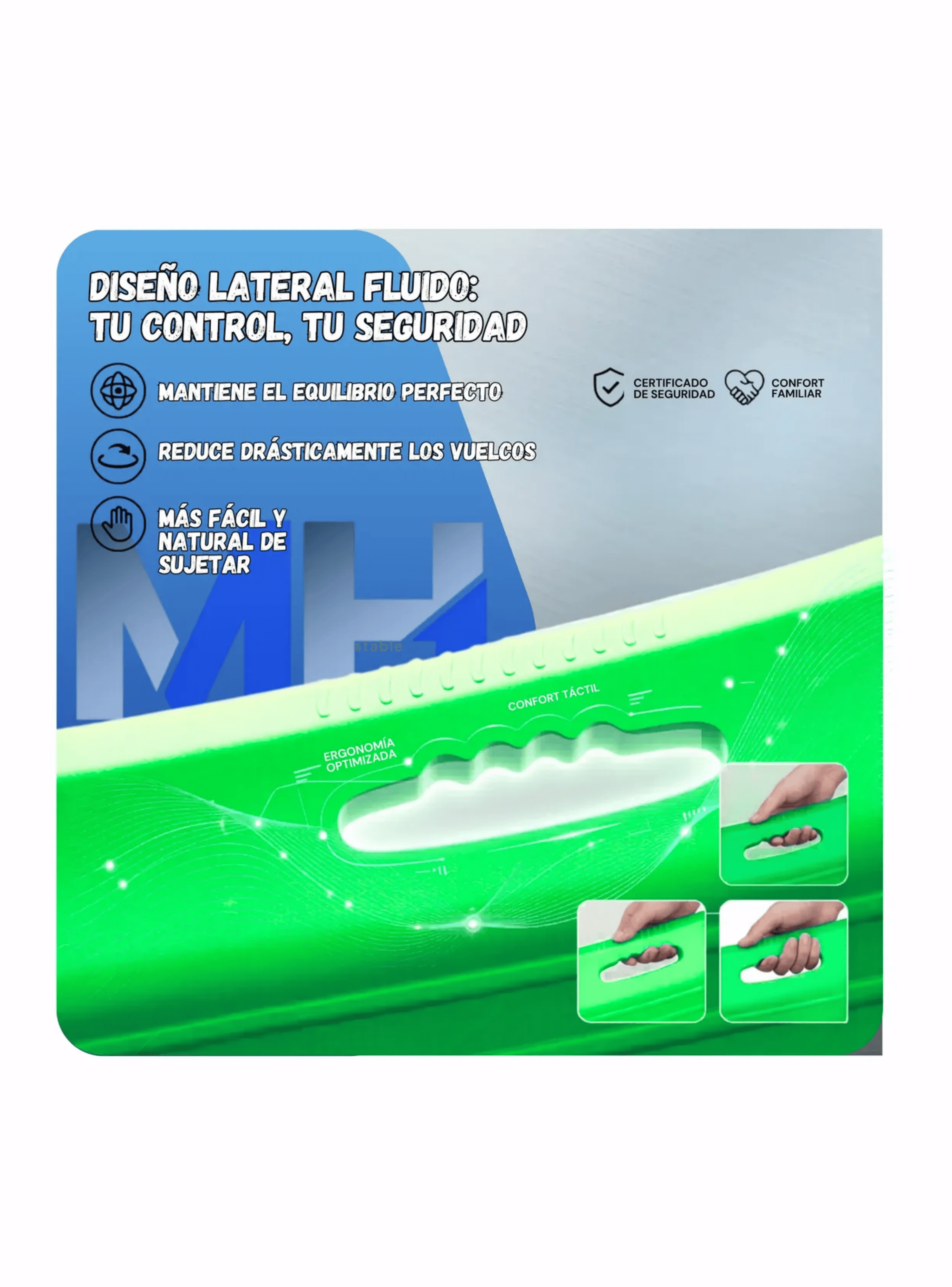 Trineo Nieve Deslizador Infantil Adulto 2puestos 120 Cm Verde-3
