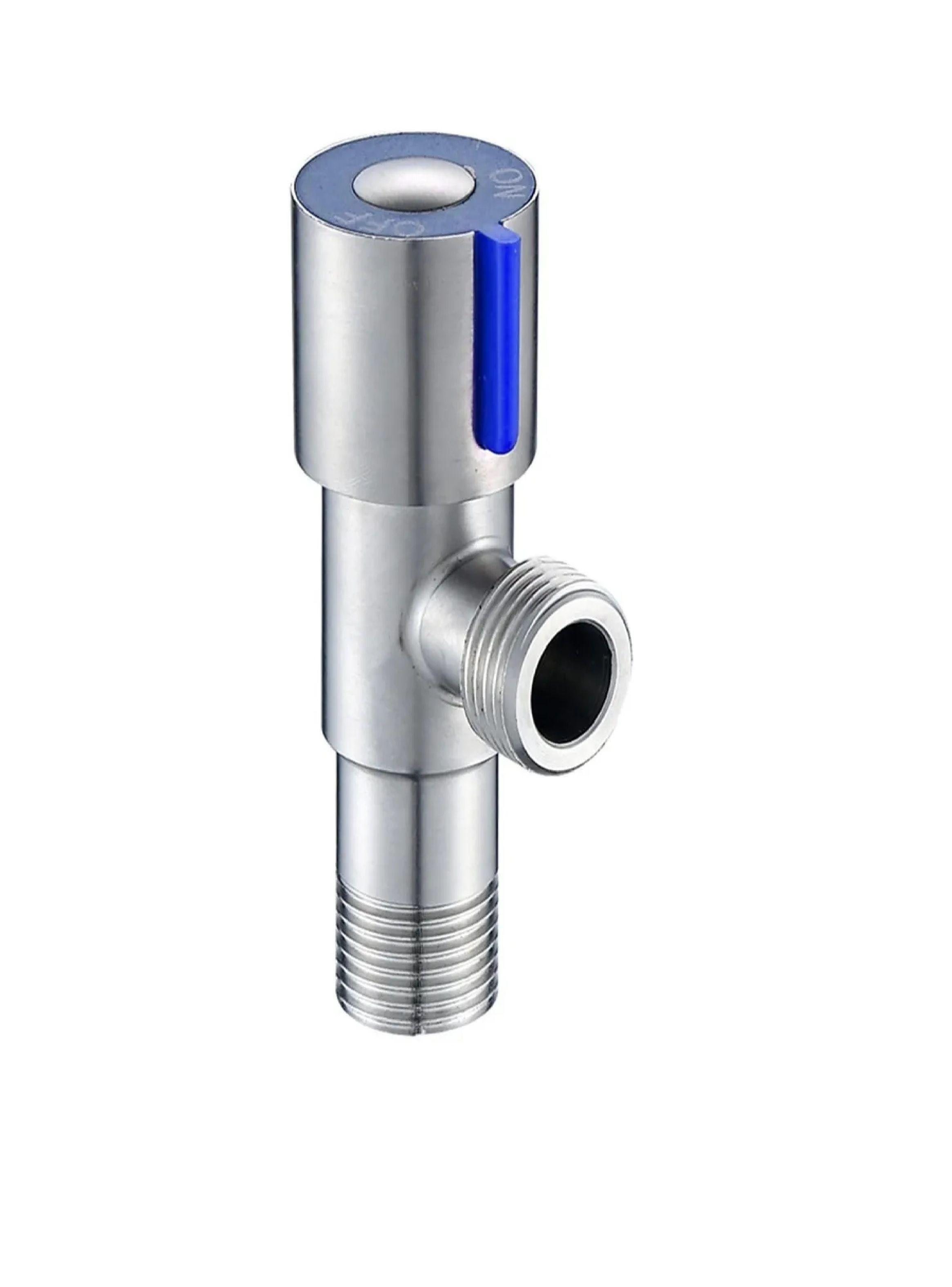 Llave Angular He-he 1/2 Acero Inoxidable Para Estanque Taumm-2