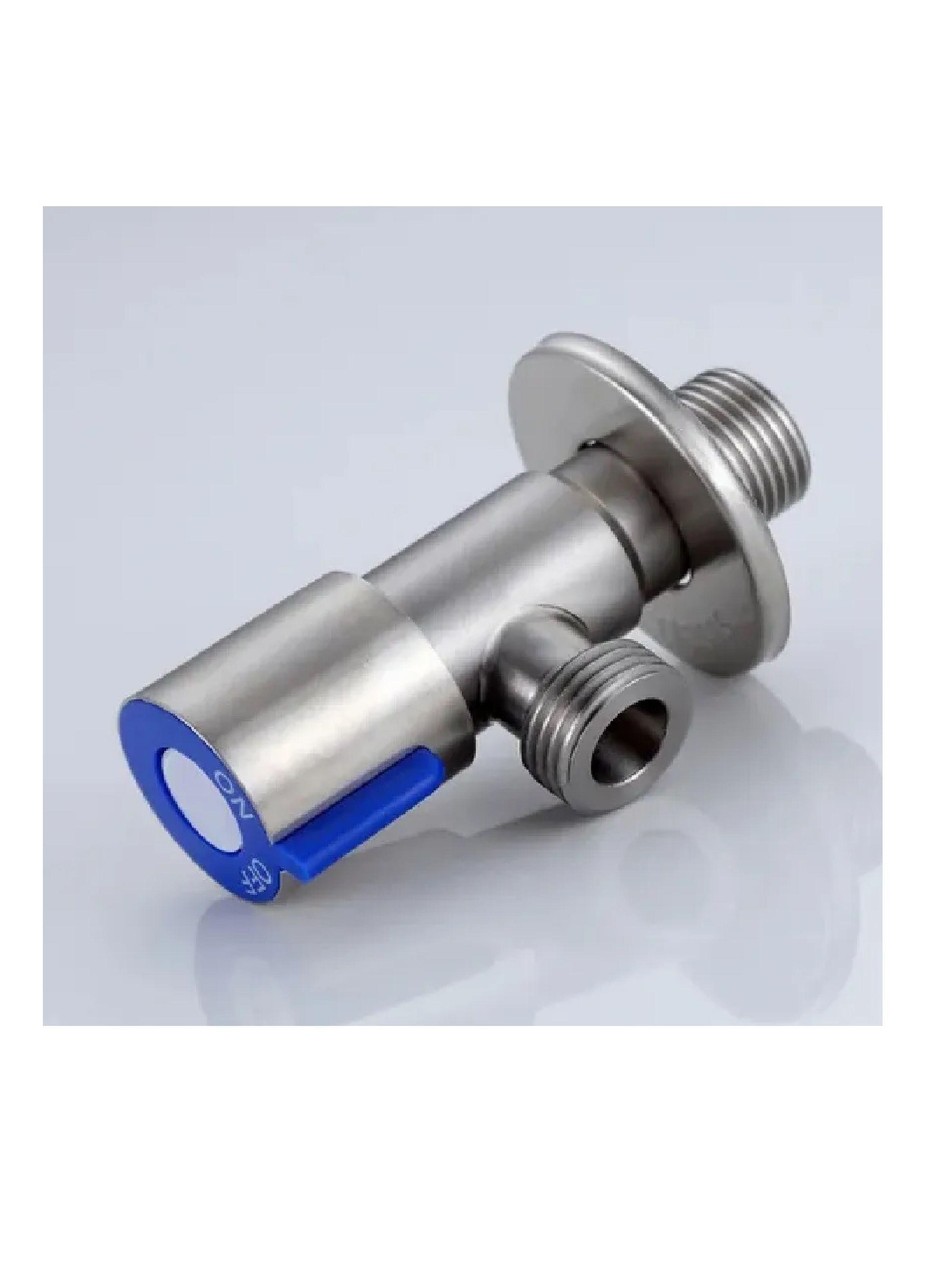 Llave Angular He-he 1/2 Acero Inoxidable Para Estanque Taumm-3