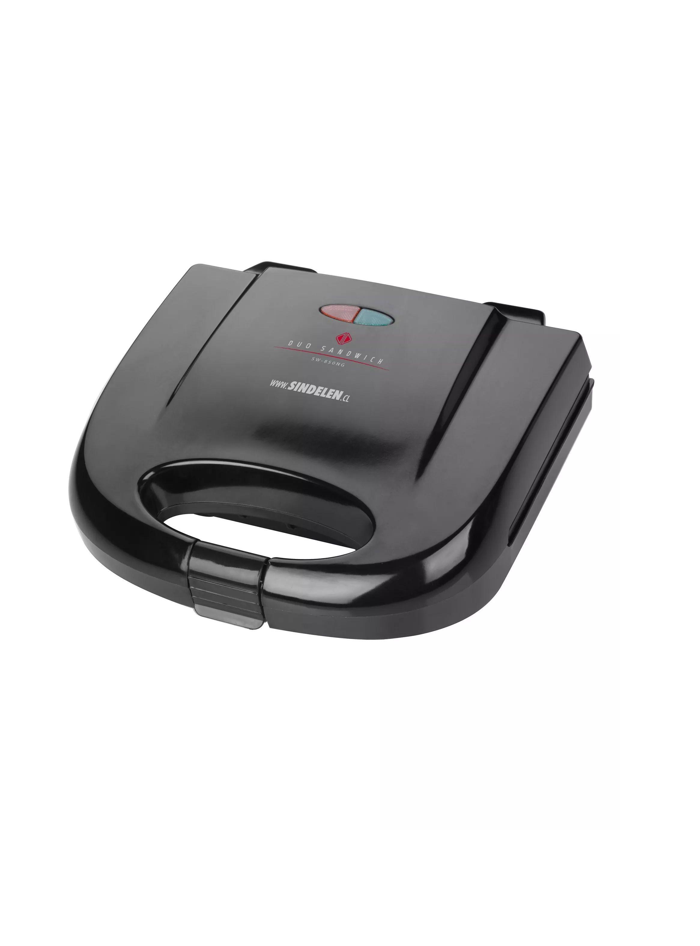 Sandwichera Sindelen Sw-850ng 2 Panes 800w Color Negro-0