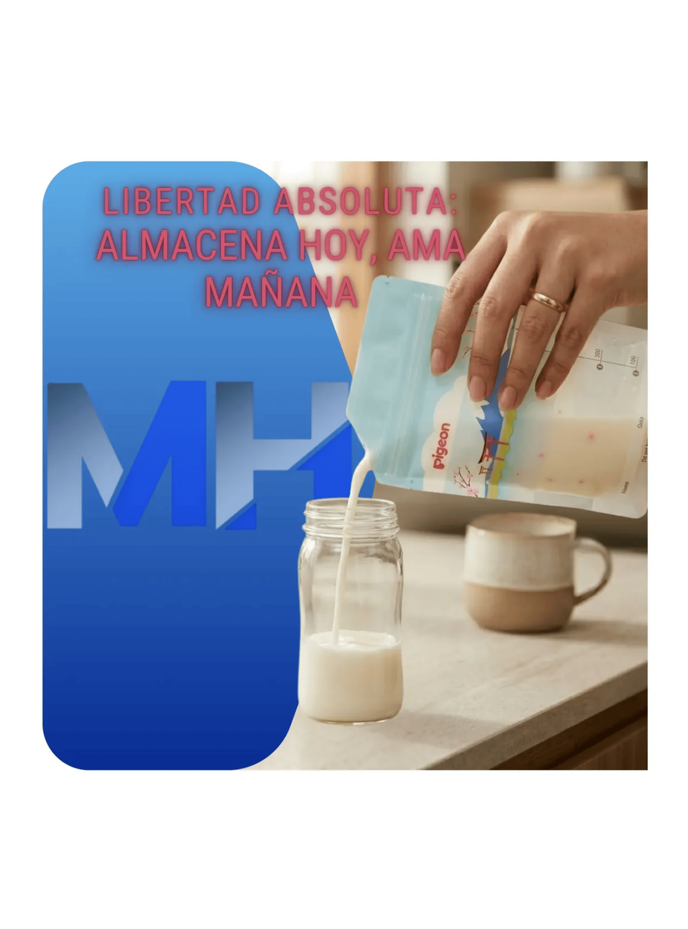 Bolsas Almacenamiento Leche Materna Pigeon 120ml 25 Unidades-3
