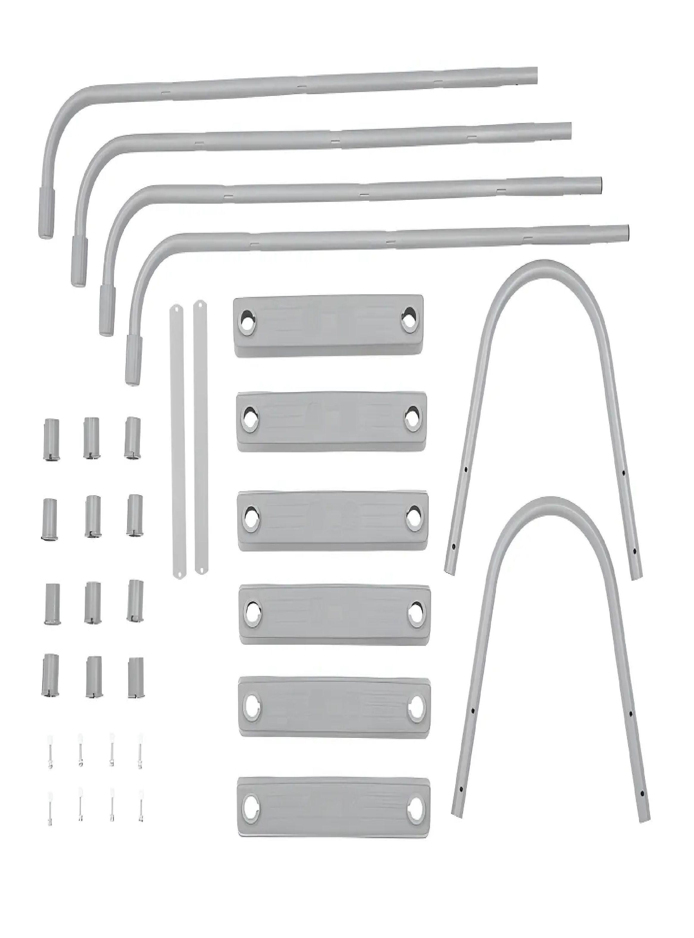 Escalera Piscina 107cm De 3 Peldaños Tipo Arco Bestway-5